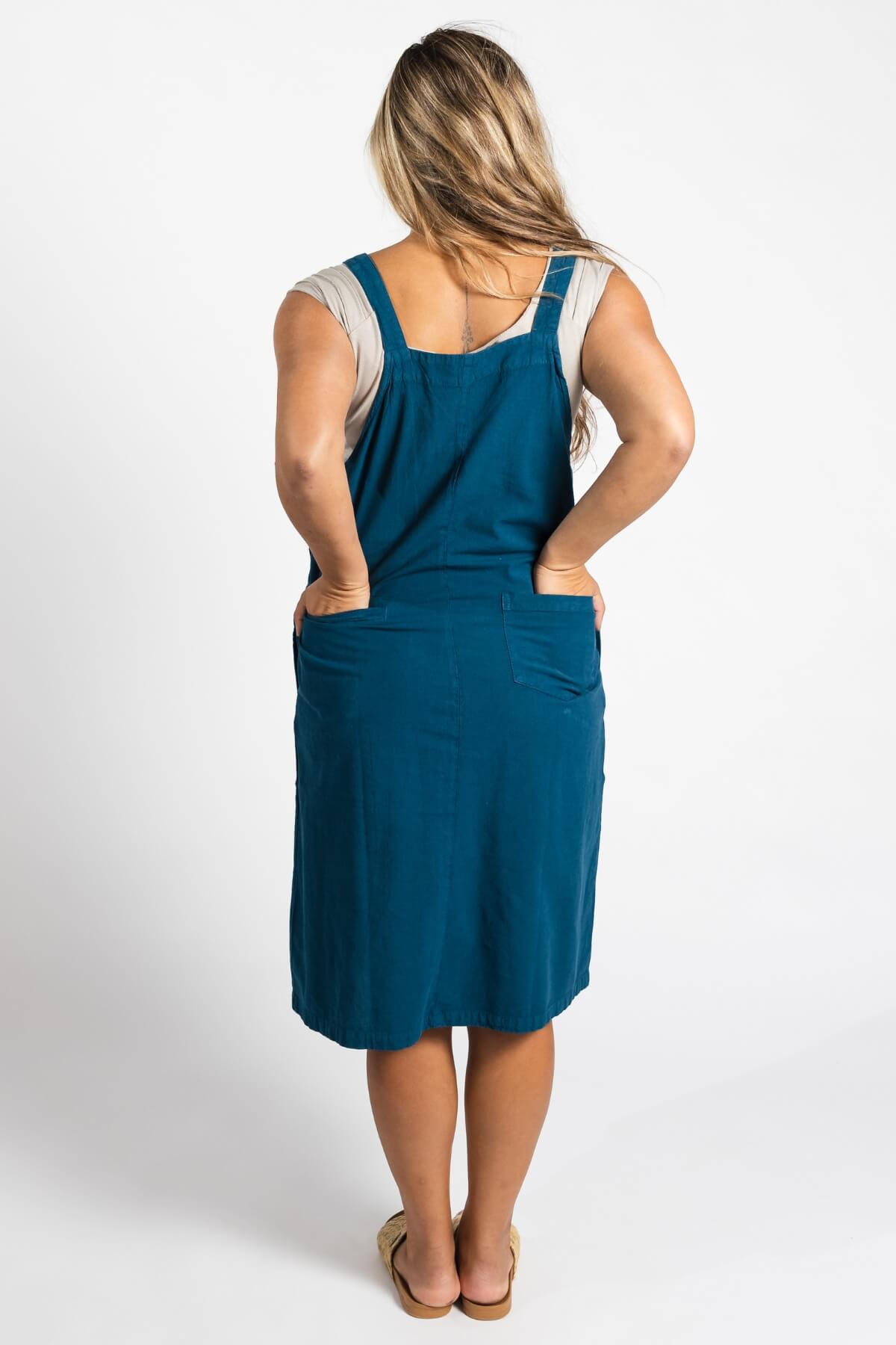 Surya Ethical Cotton Ayla Pinafore - rear view