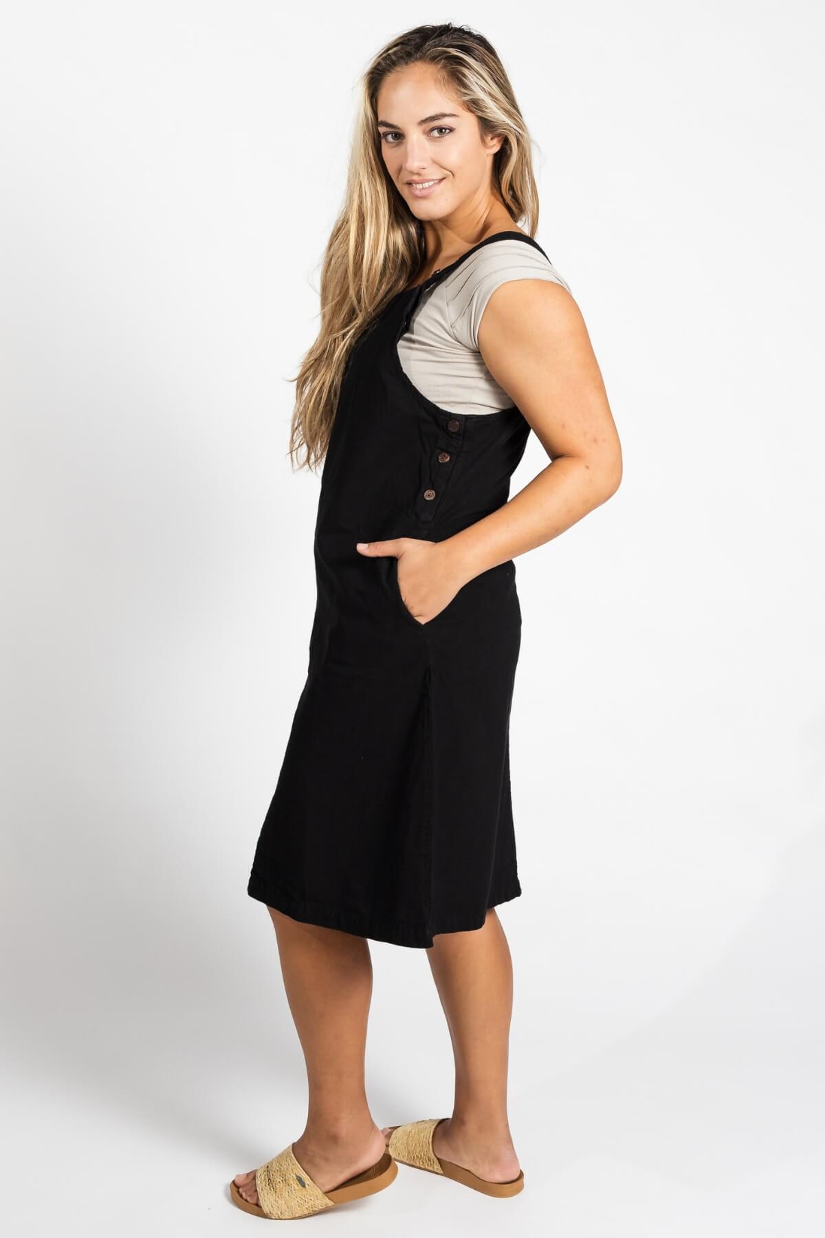 Surya Cotton 'Ayla' Pinafore - left side view