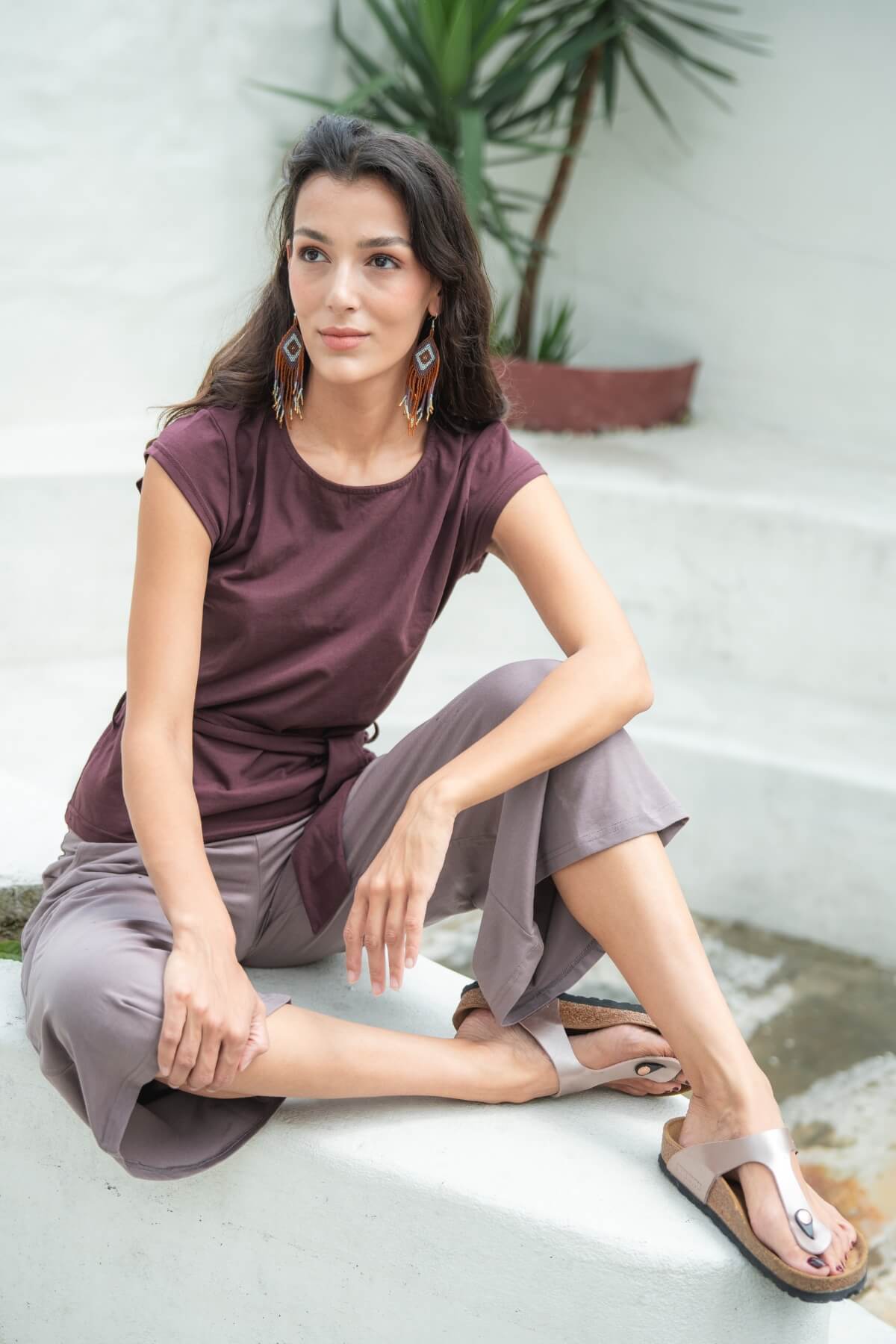 Surya Organic Cotton Cropped Pants - short Freedom Pants