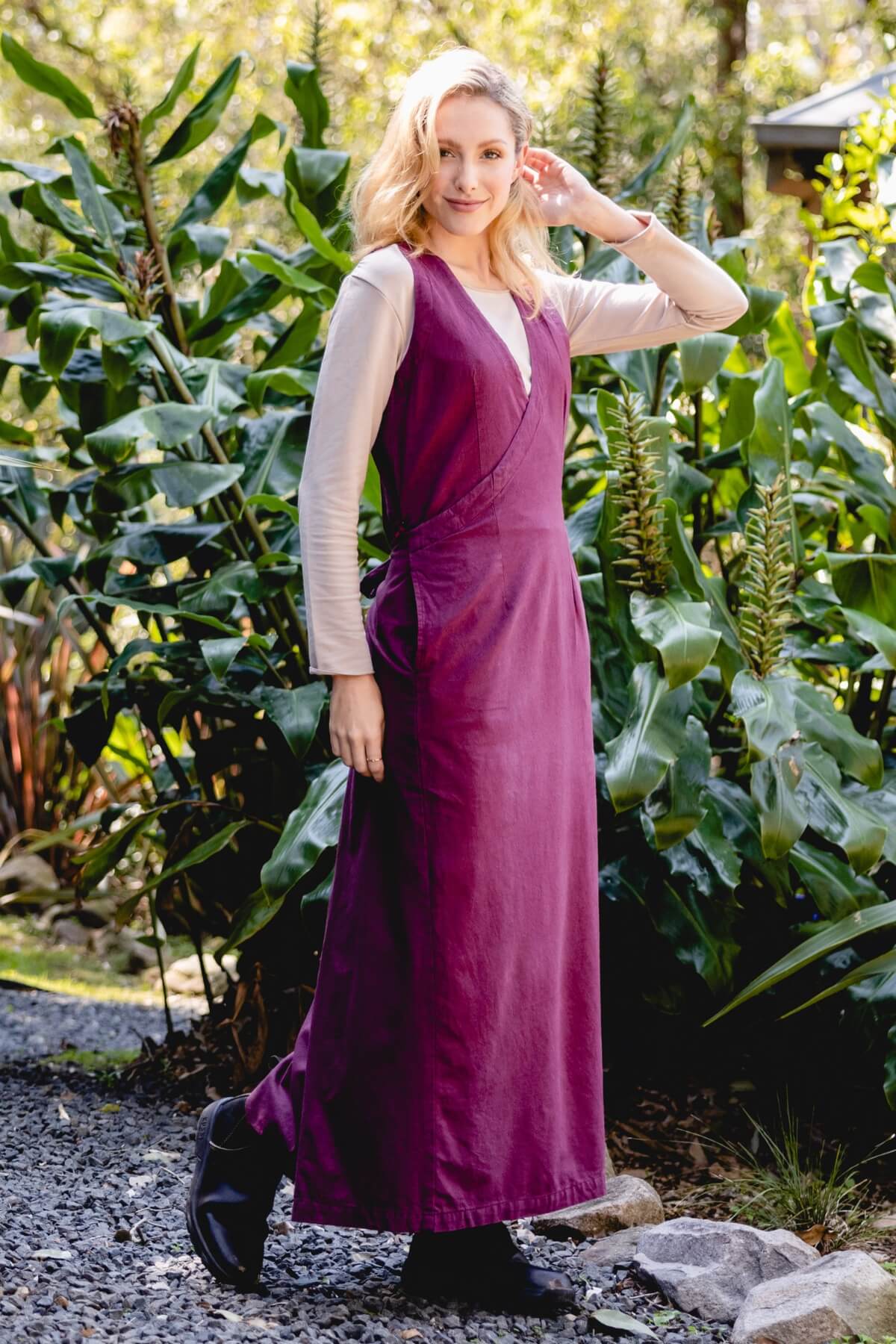 Surya Tibetan Chuba Wrap Dress | Ethically made in Nepal