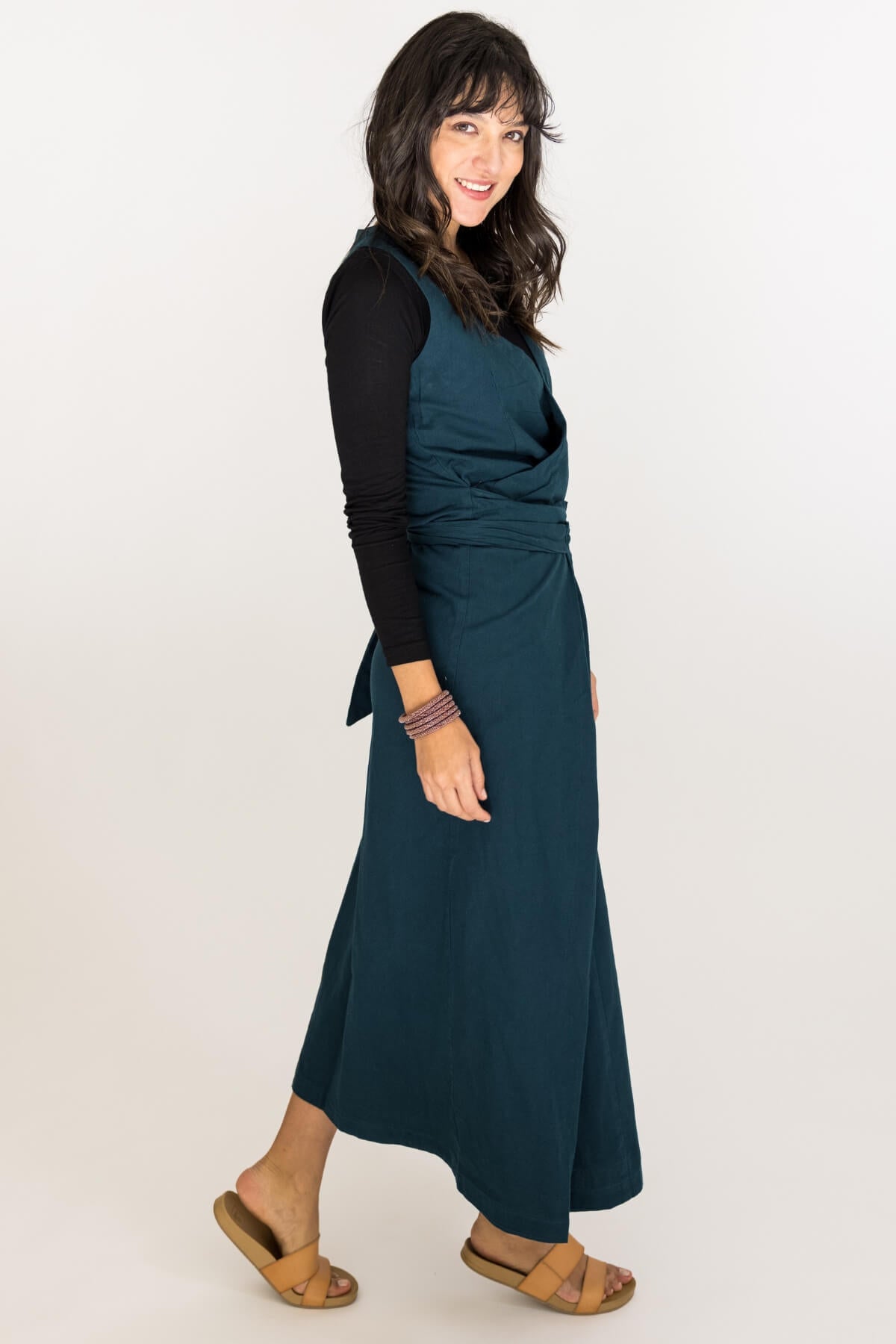 Surya Tibetan Wrap Dress - right side view