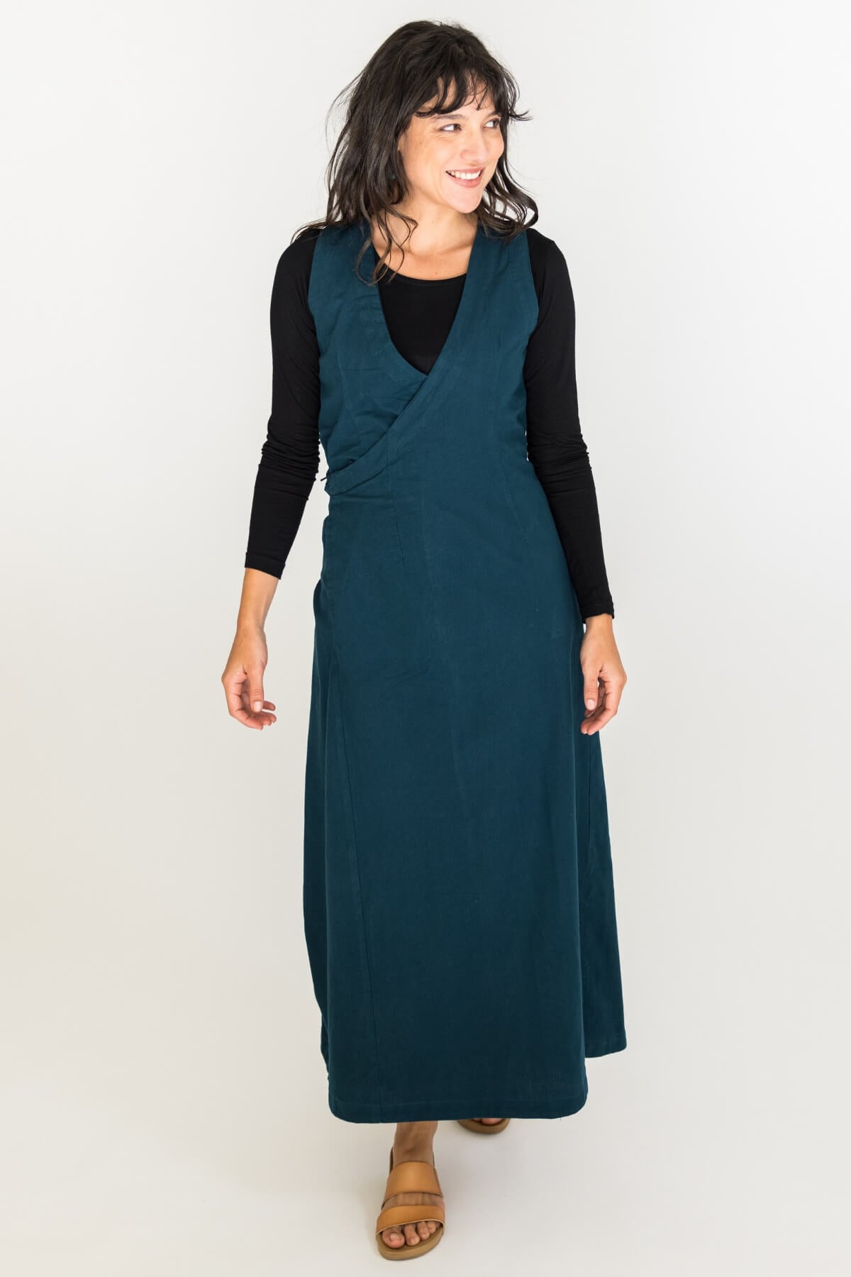 Surya Tibetan Wrap Dress - maxi wrap dress