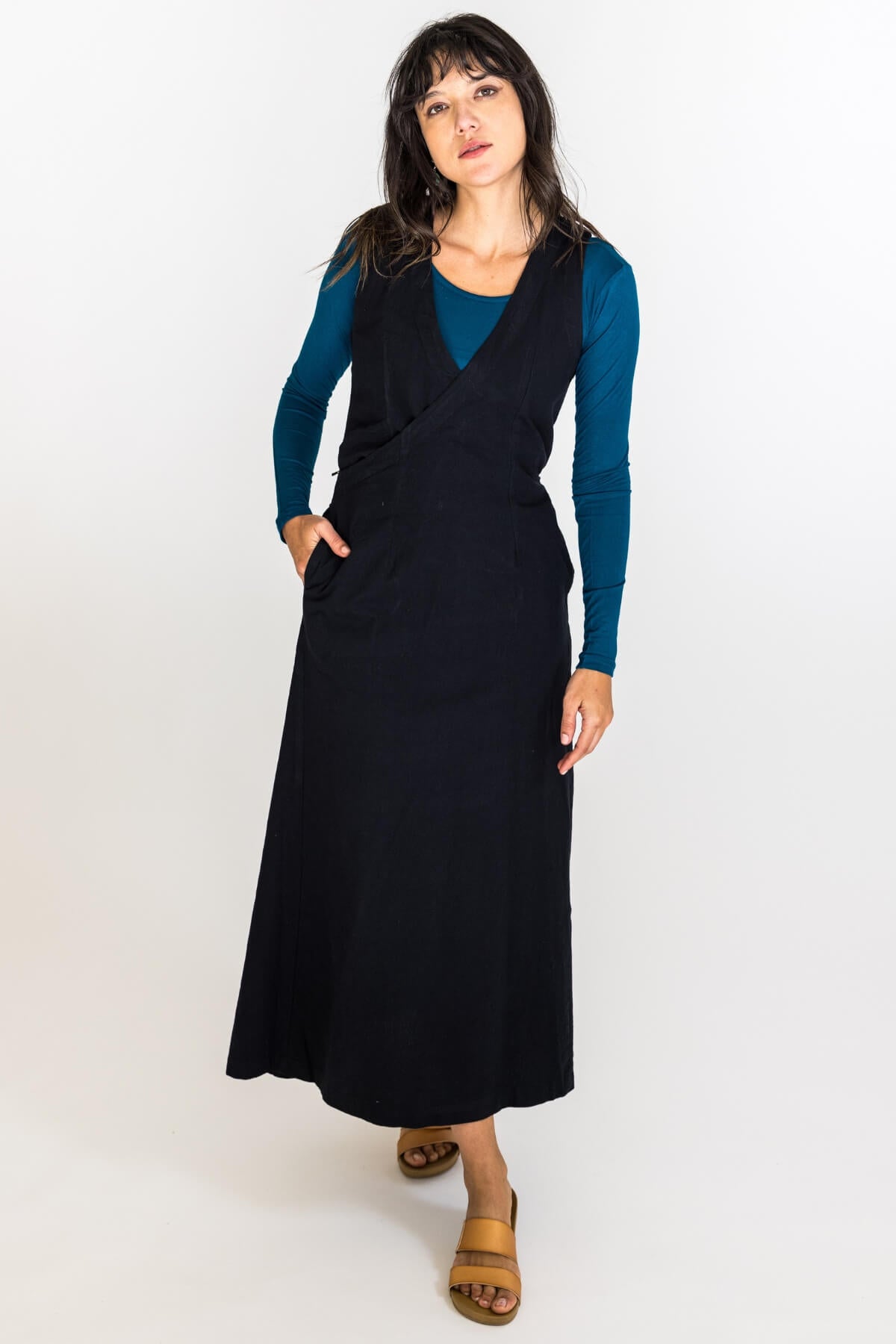 Surya Tibetan Wrap Dress - ethically made in Nepal