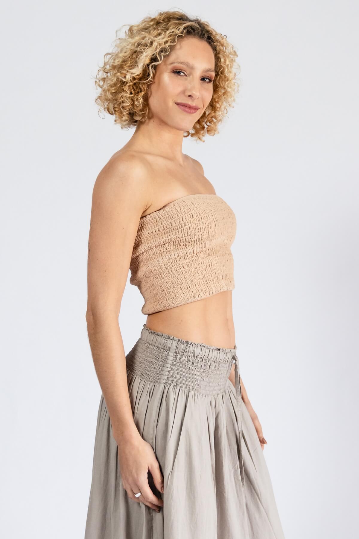 Surya Ethical Cotton Tube Tops - right side view