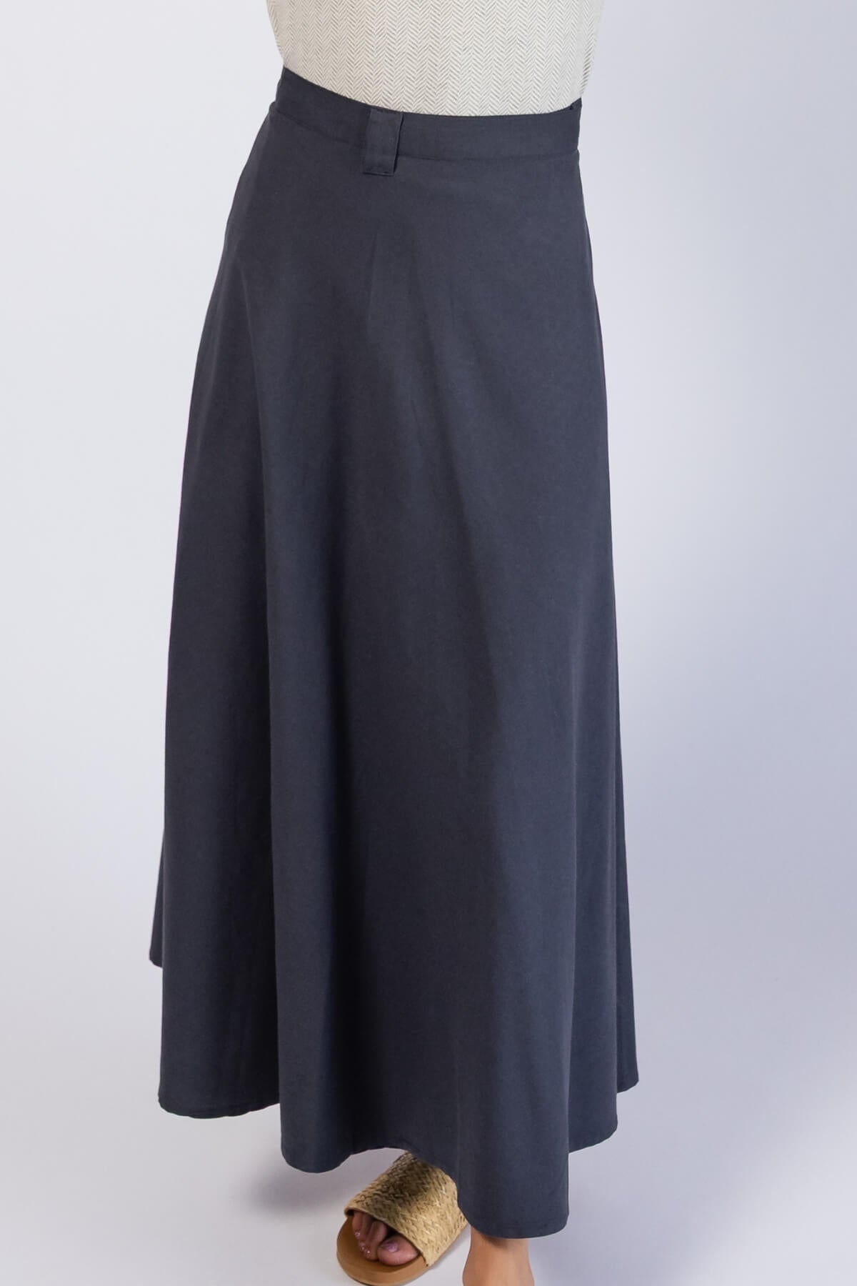 Surya Ethical Cotton Wrap Skirt made in Nepal - fabric detail