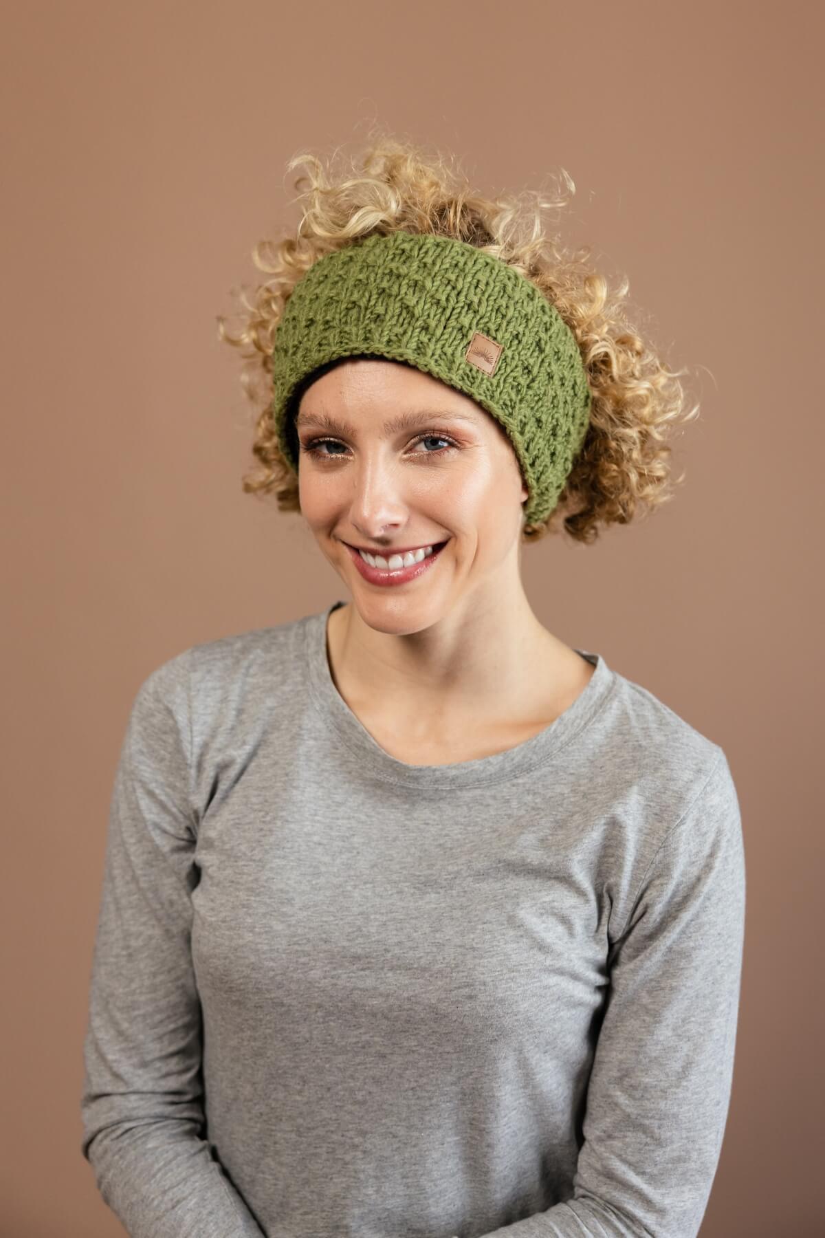Surya Ethical Wool Headbands | green