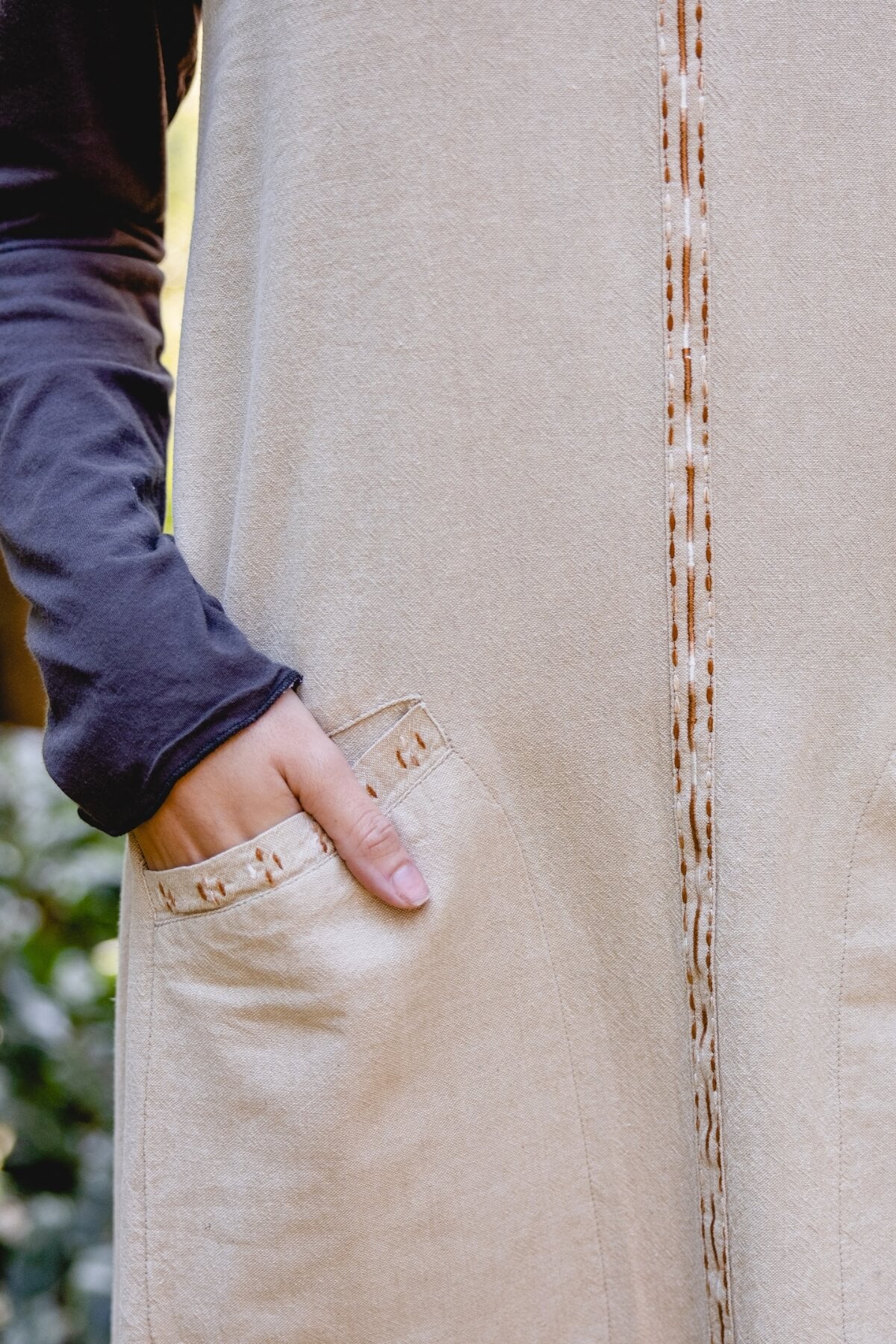 Surya Embroidered Cotton 'Calliope' Dress - embroidery detail