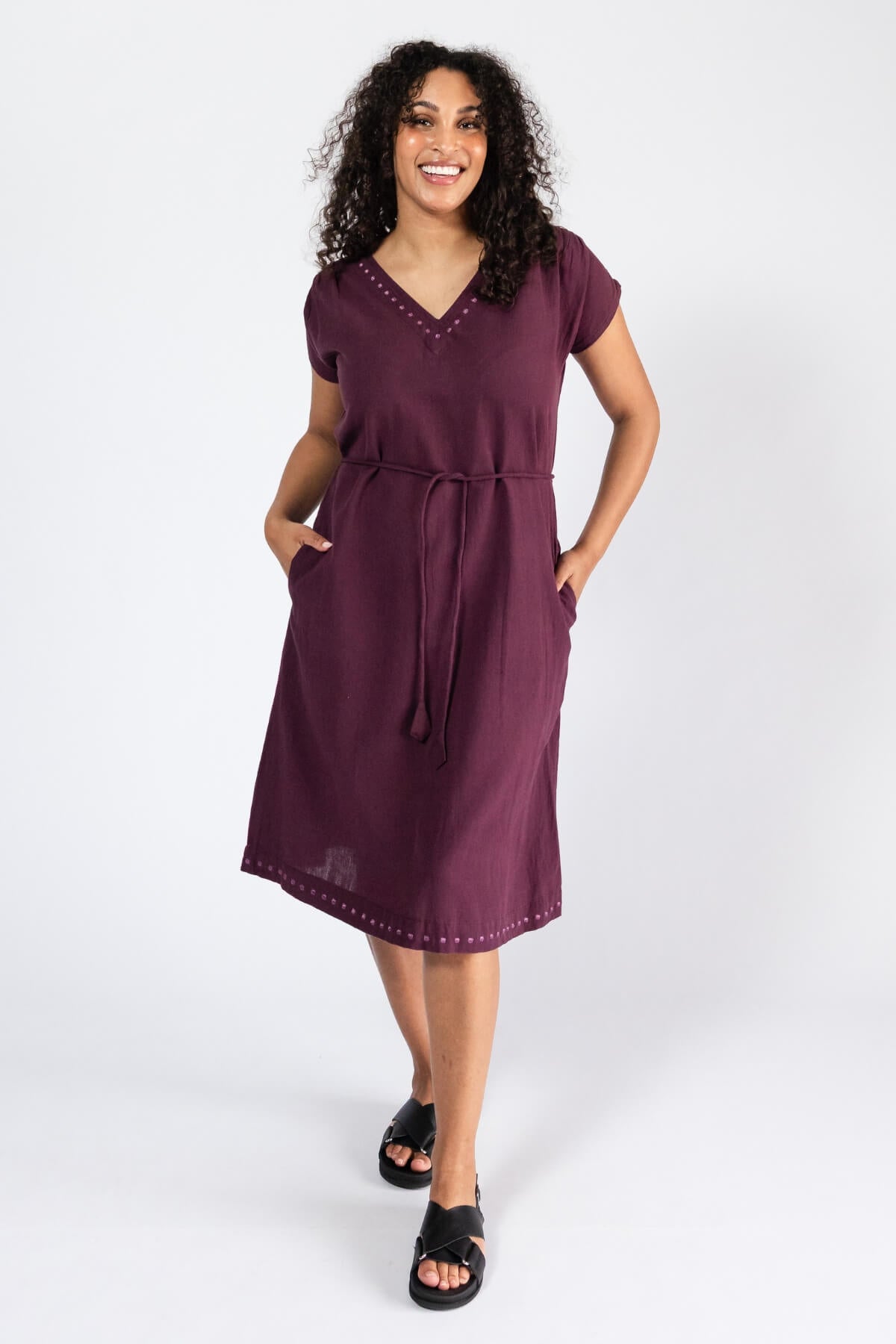 Surya Cotton Everyday Aurora Dress - with two hip pockets