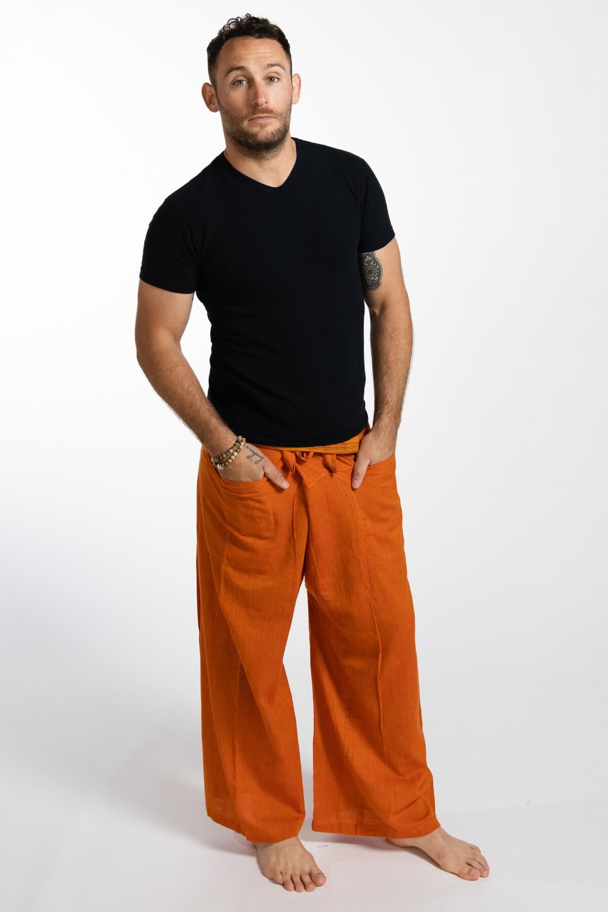 Surya Fisherman Pants made in Nepal - lightweight cotton fabric