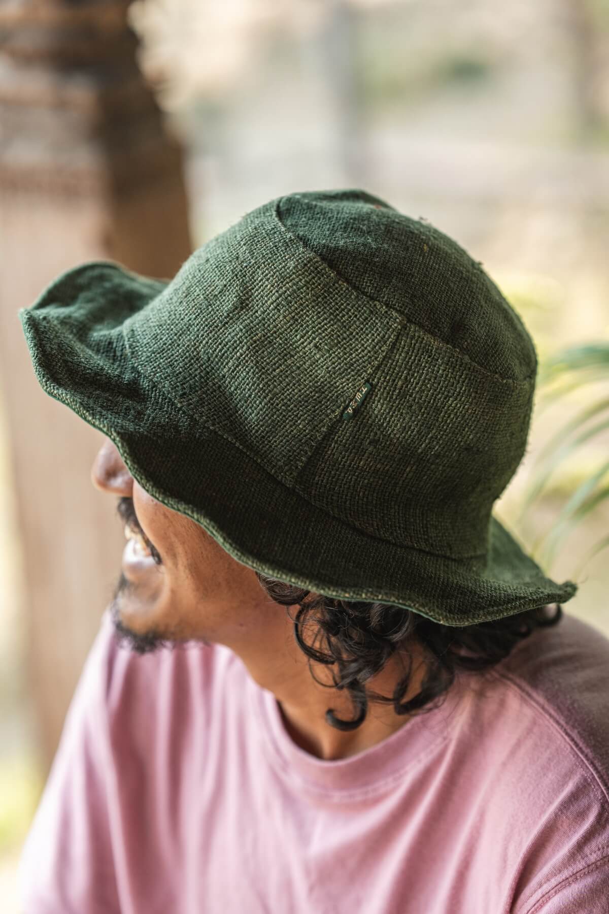 Surya Ethical Hemp Hat made in Nepal - Wide Brim