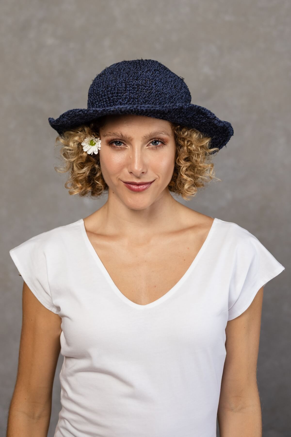 Surya Crochet Hemp Hat Made in Nepal