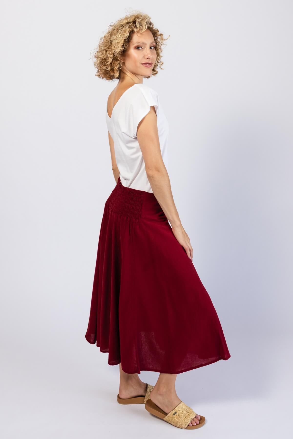 Surya Light Cotton Rosa Skirt - right side view