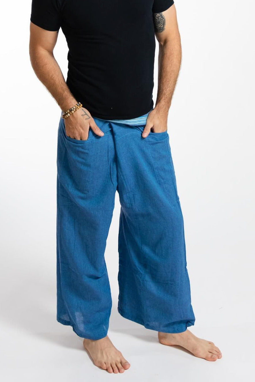 Cotton fisherman pants for men
