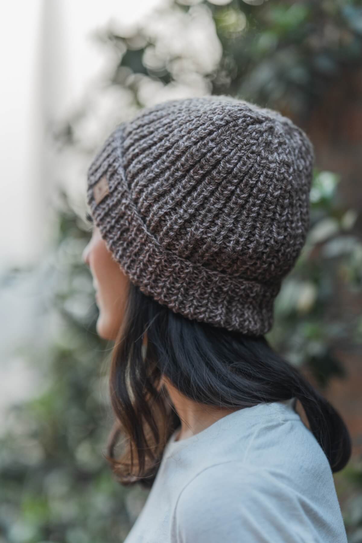 Surya Mulesing Free Merino Wool Beanie made in Nepal - rear view