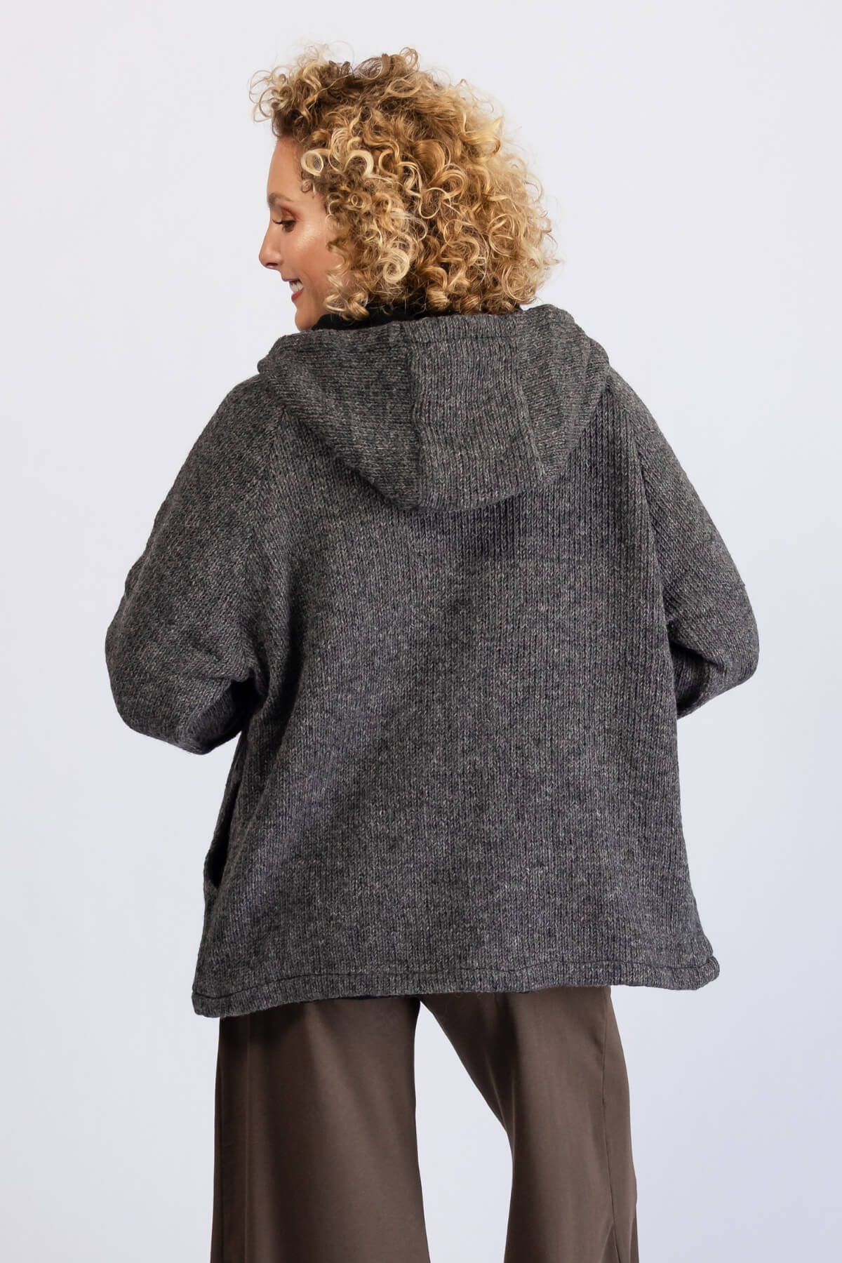Surya Wool Jackets for Women - rear view