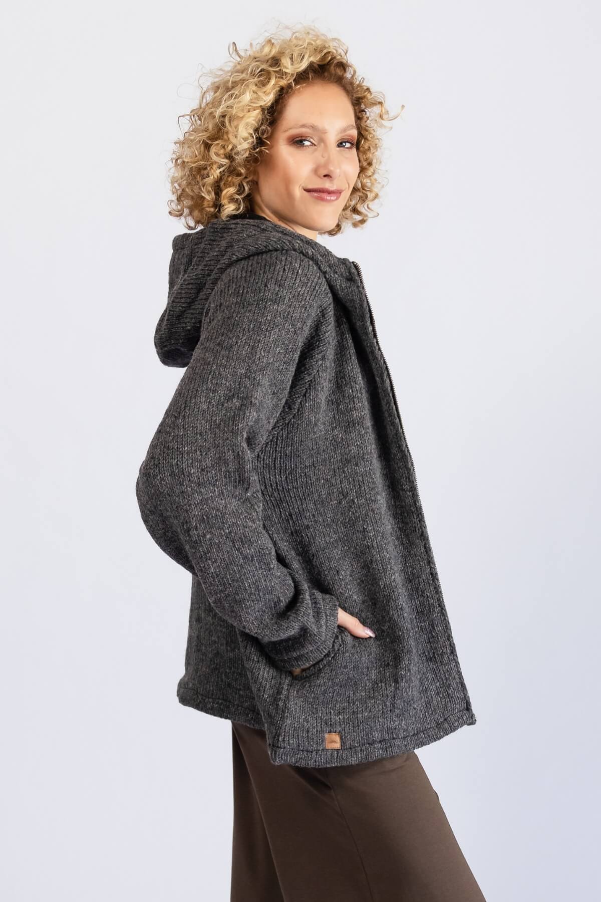 Surya Wool Jackets for Women - right side view