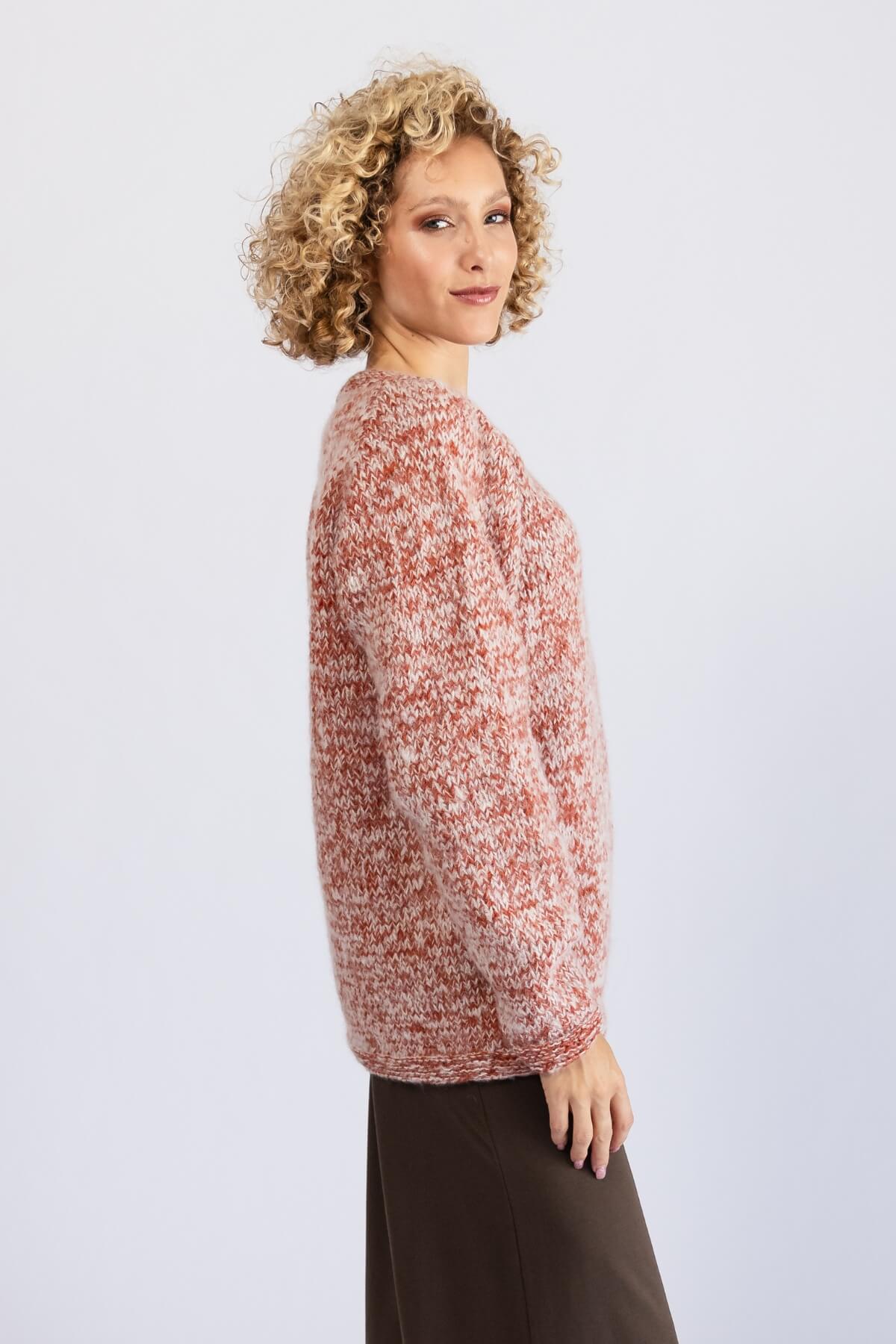 Surya Ethical Wool Sweater made in Nepal - right side view