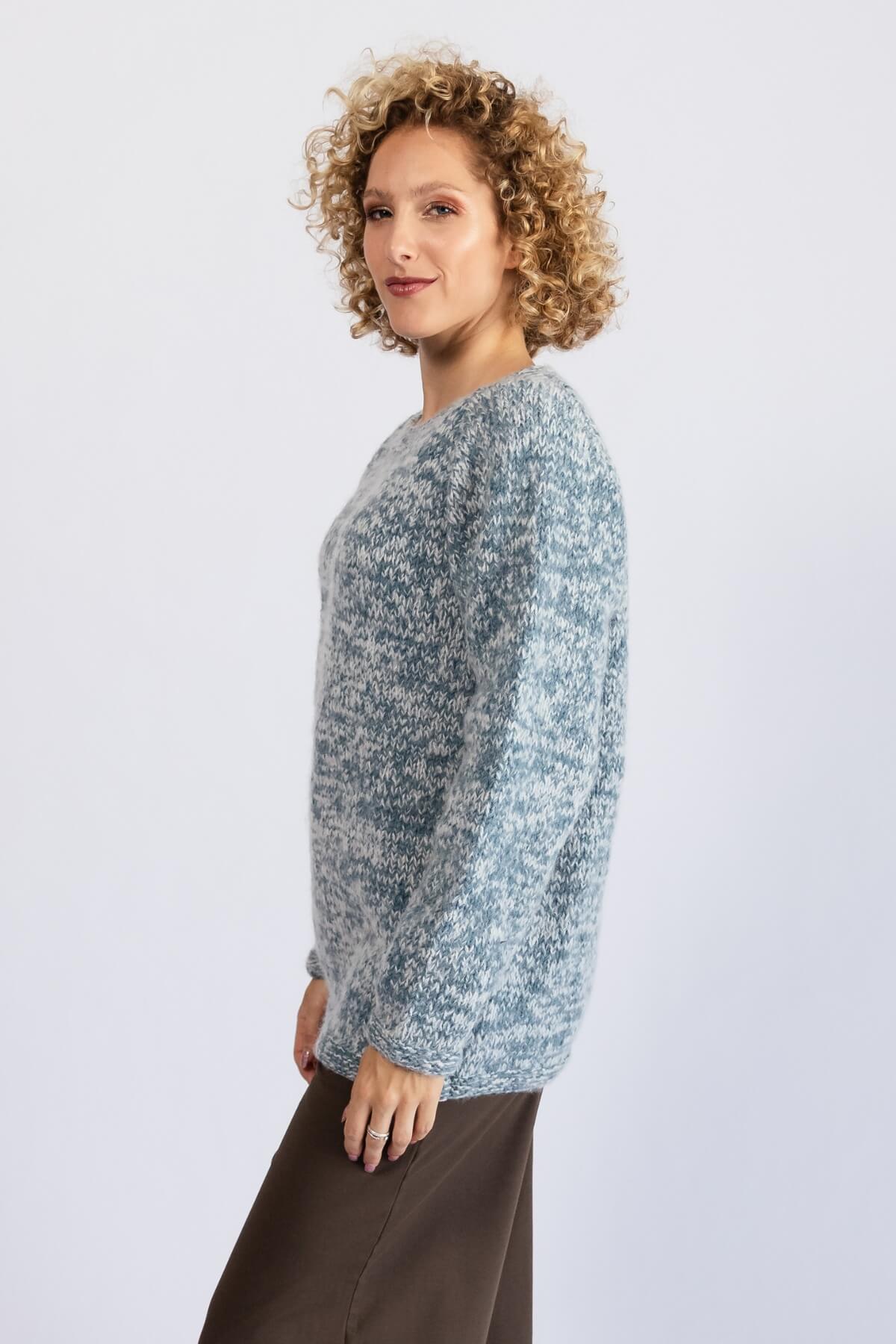 Surya Mulesing Free Wool Sweater - left side view