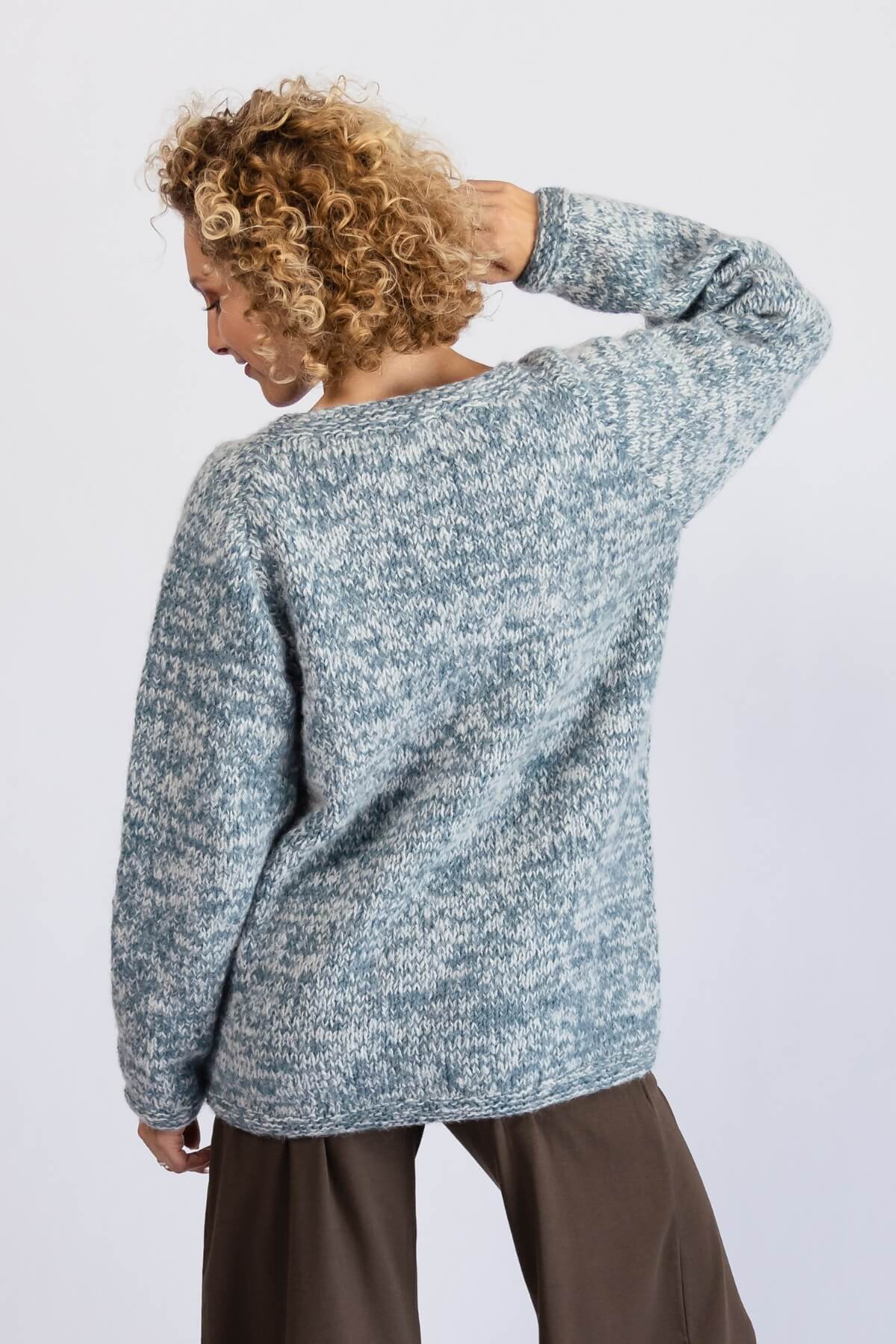 Surya Mulesing Free Wool Jumper - rear view