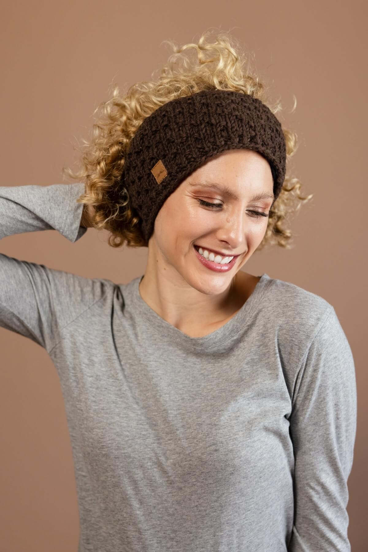 Surya Cruelty Free Wool Headbands | Chocolate