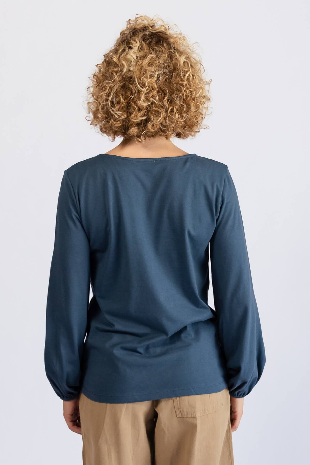 Surya Organic Cotton Zoe Top | rear view