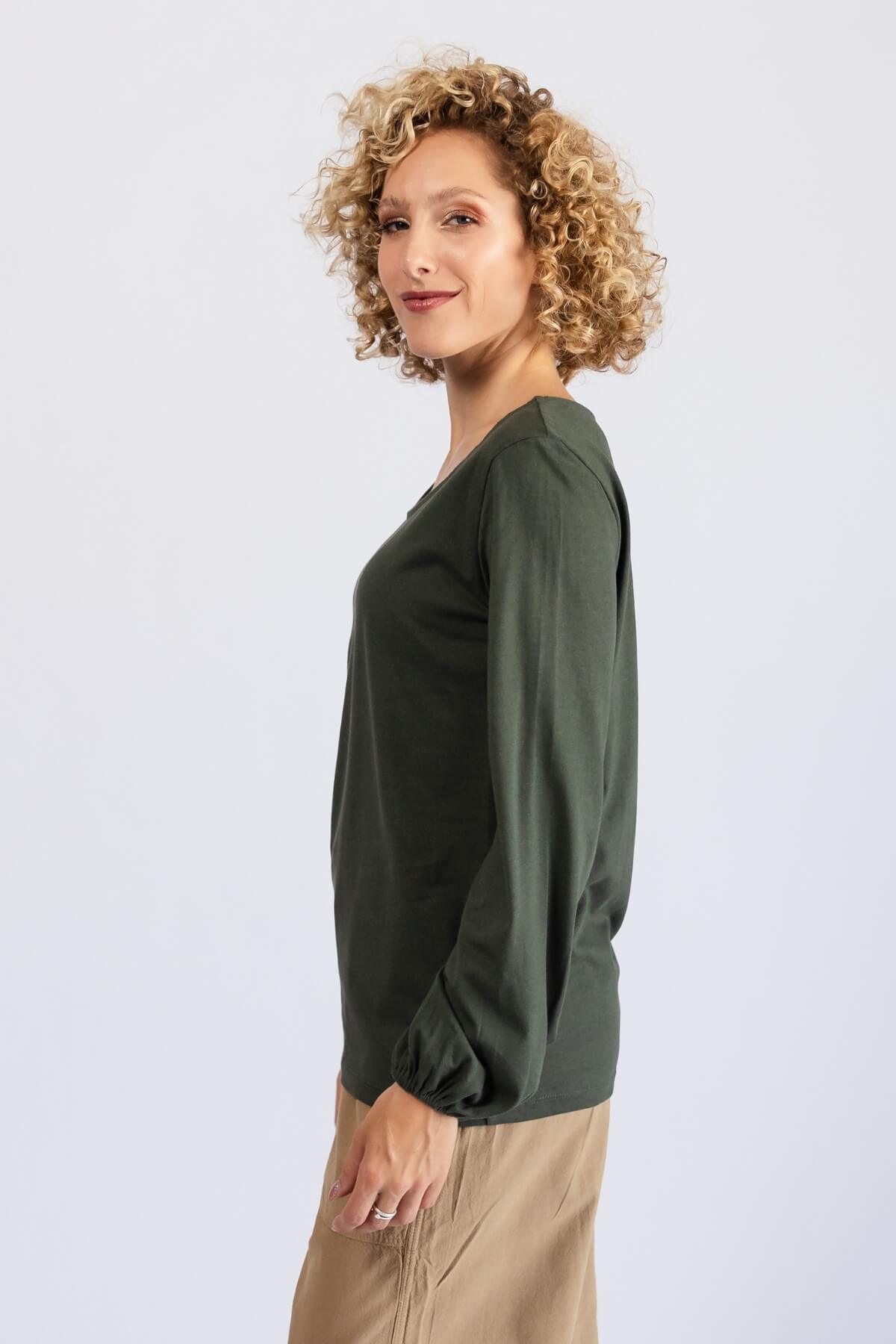Surya Organic Cotton 'Zoe' Top - left side view