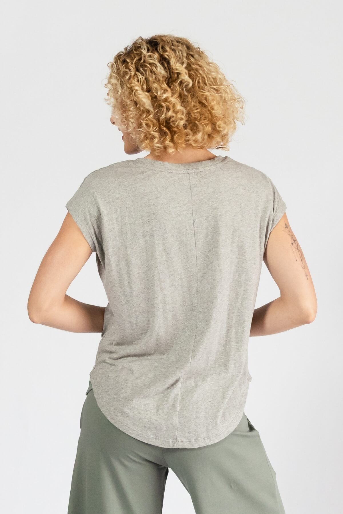 Surya Organic Cotton Basic Tee - rear view