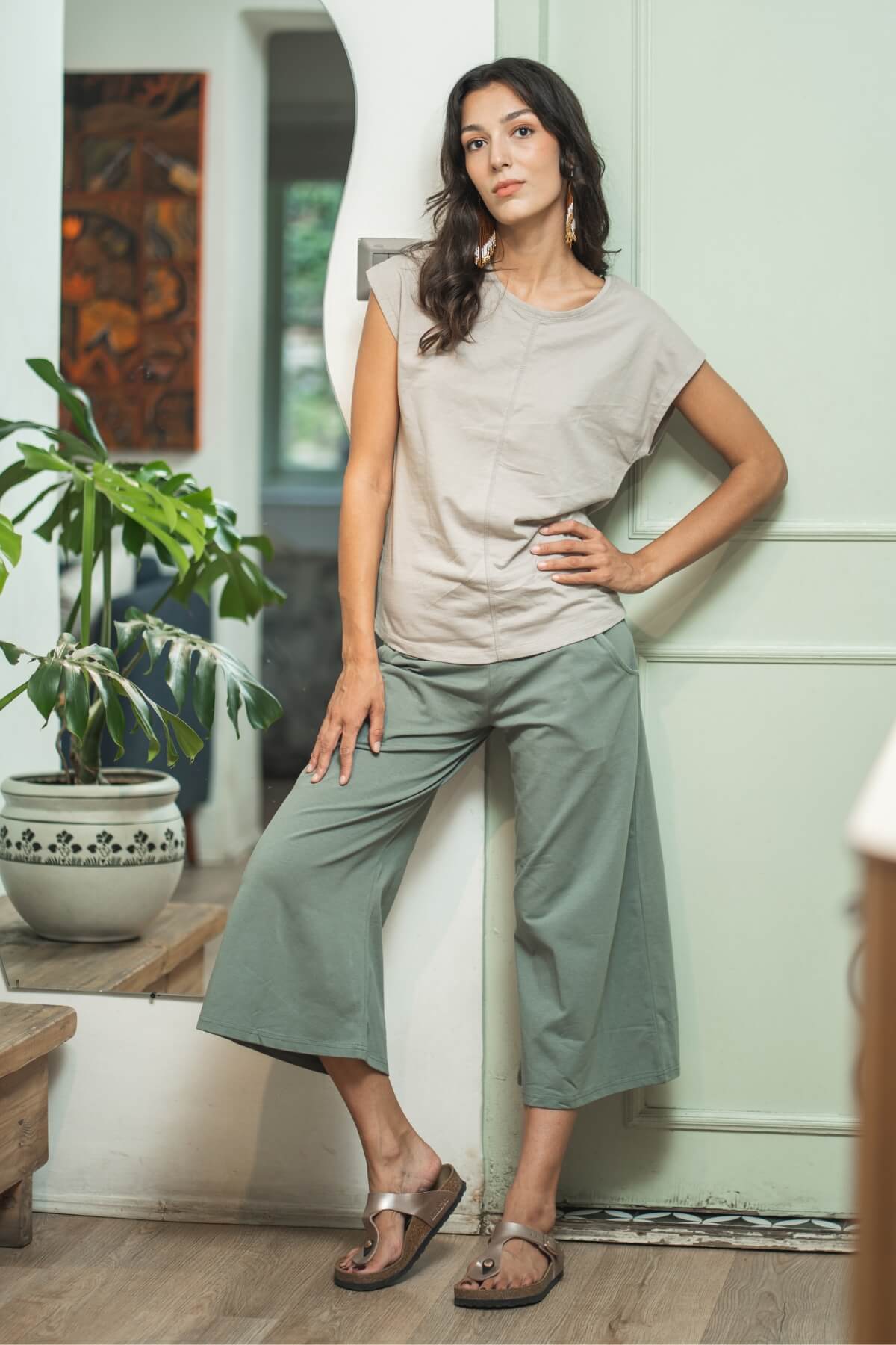 Surya Organic Cropped Freedom Pants - ethical clothing that doesn't cost the Earth