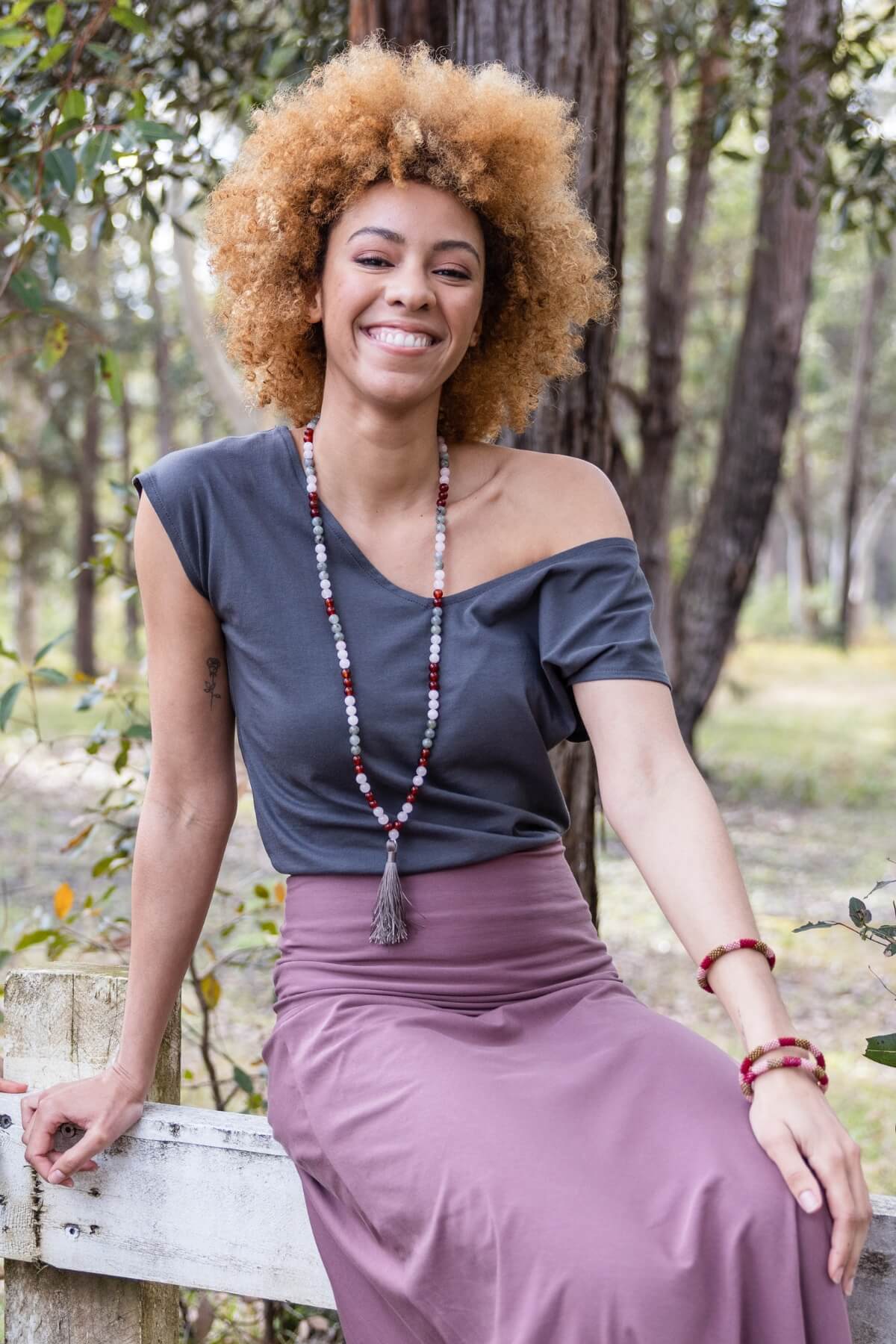 Surya Australia Ethical Organic Cotton Basic 'Mimi' Top - Grey