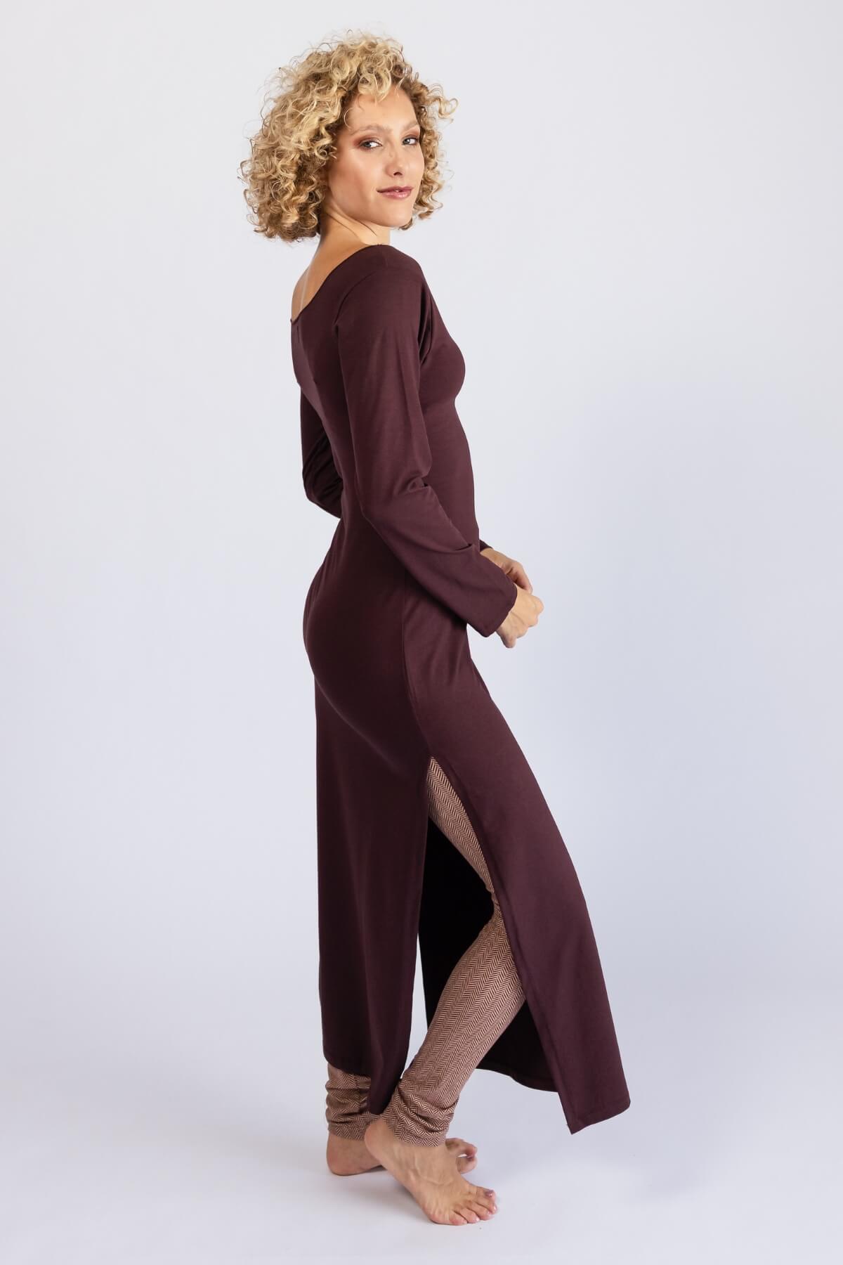 Surya Organic Cotton 'Sarita' Dress - long side slits