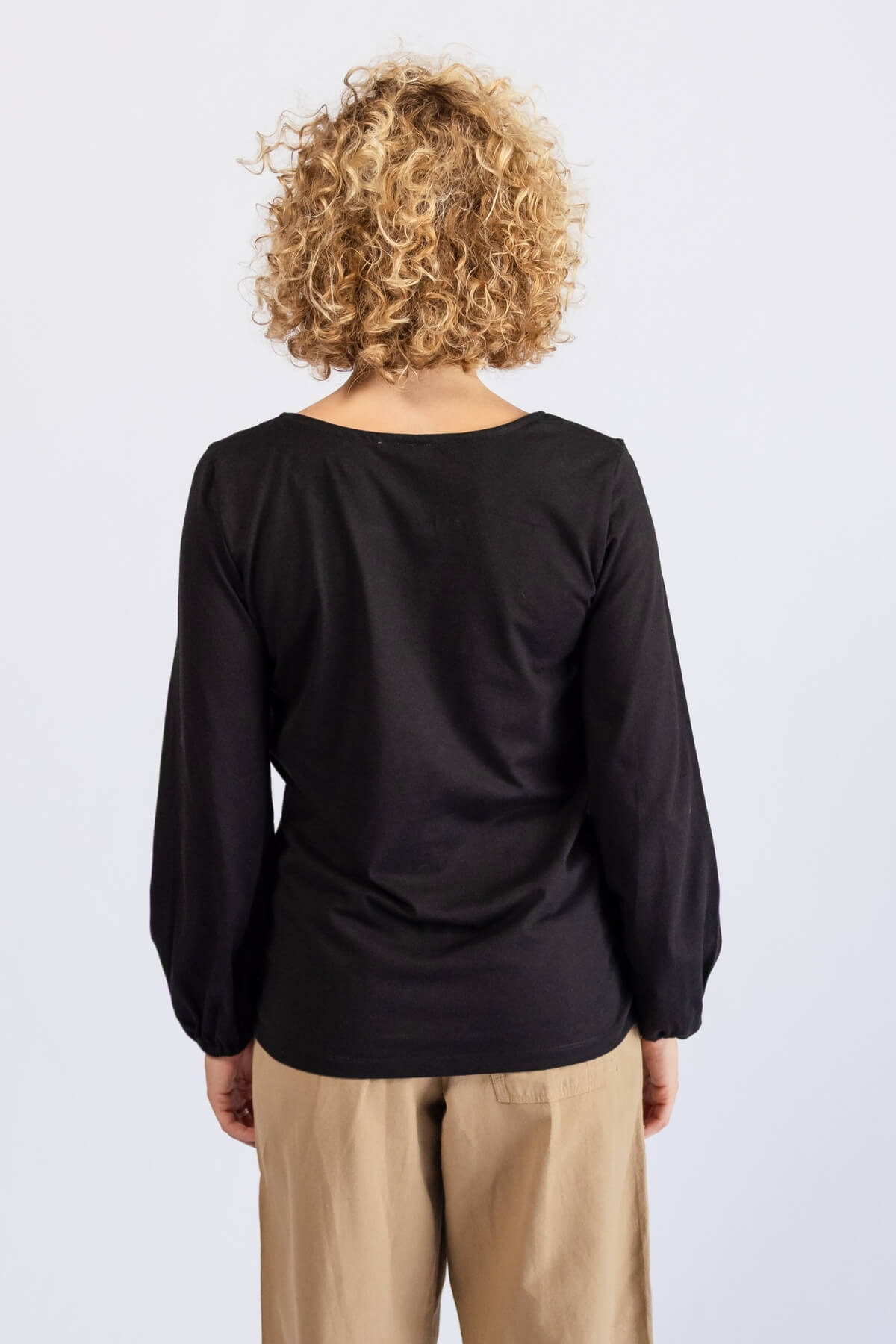 Surya Organic Cotton Zoe Top | rear view