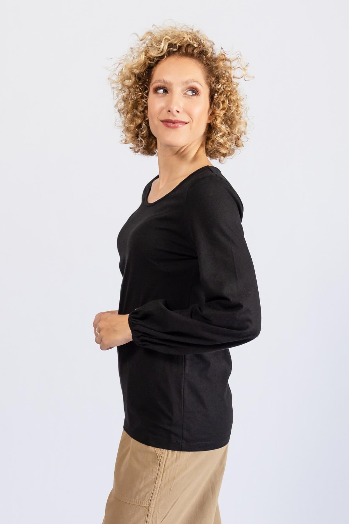 Surya Organic Cotton Zoe Top | left side view