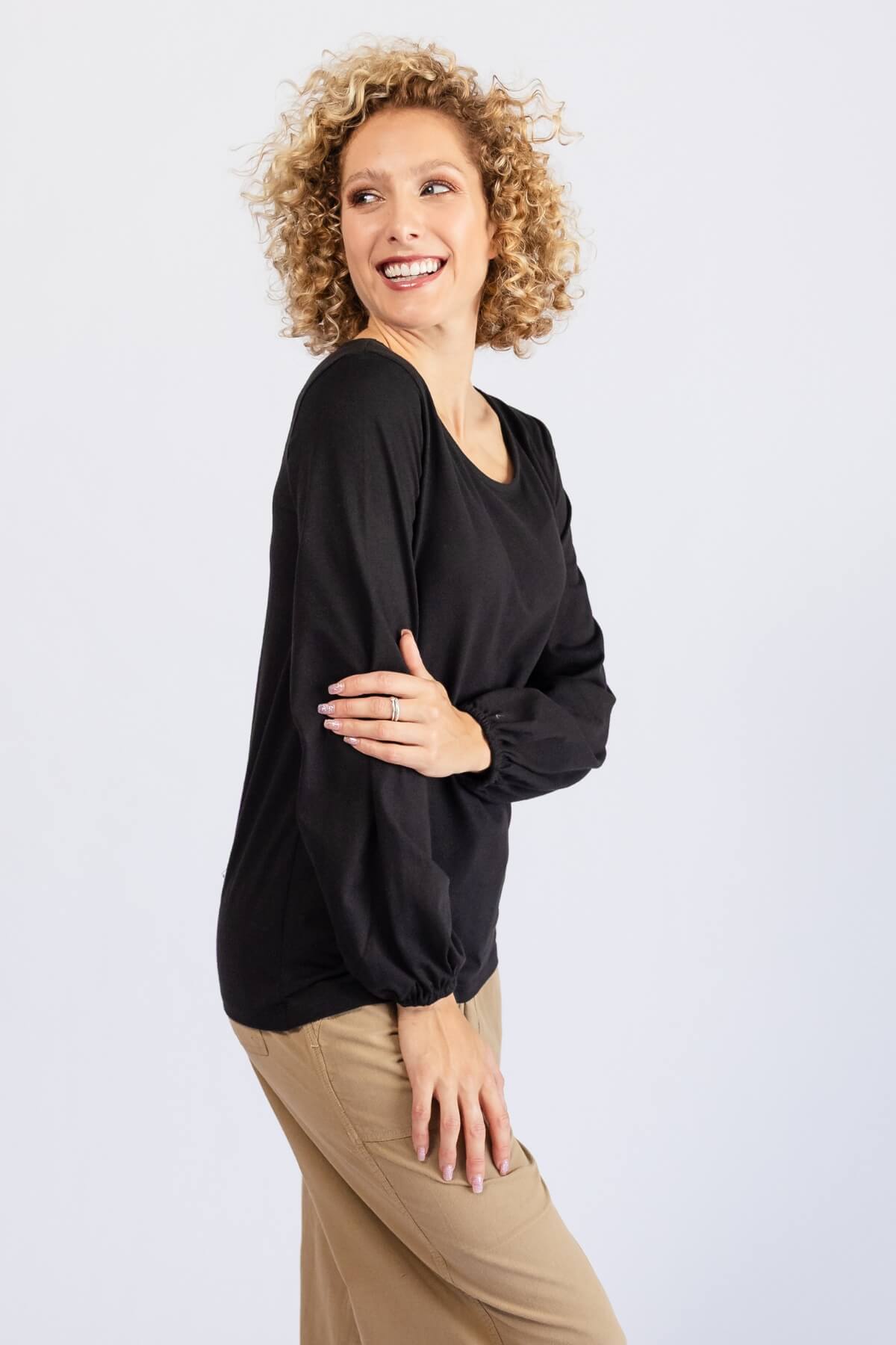 Surya Organic Cotton Zoe Top | right side view