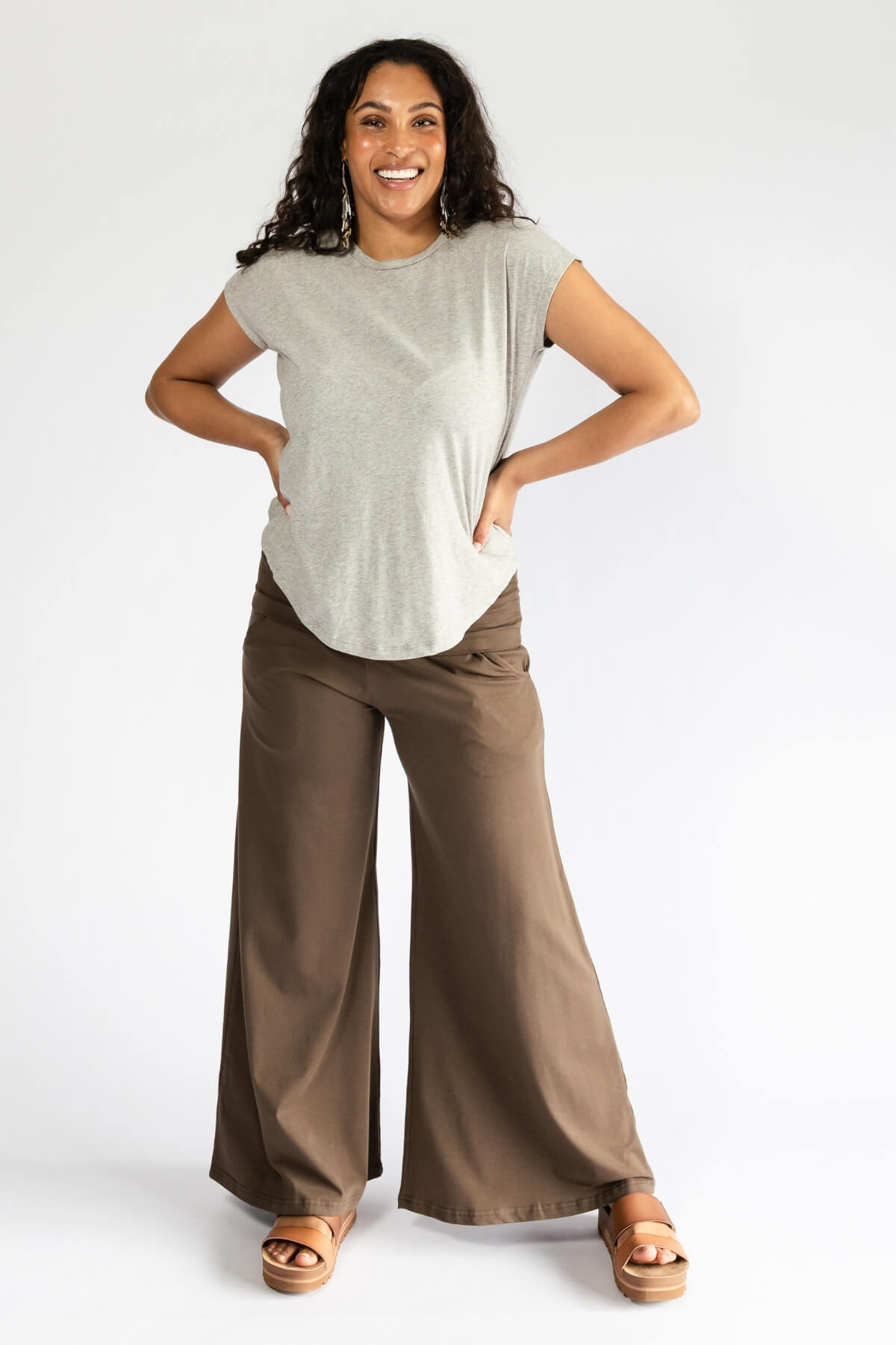 Surya Organic Cotton Palazzo Pants for Women - ethically made in Nepal