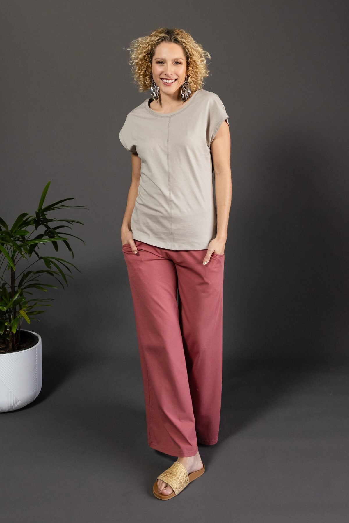 Surya Organic Cotton Freedom Pants - with two hip pockets