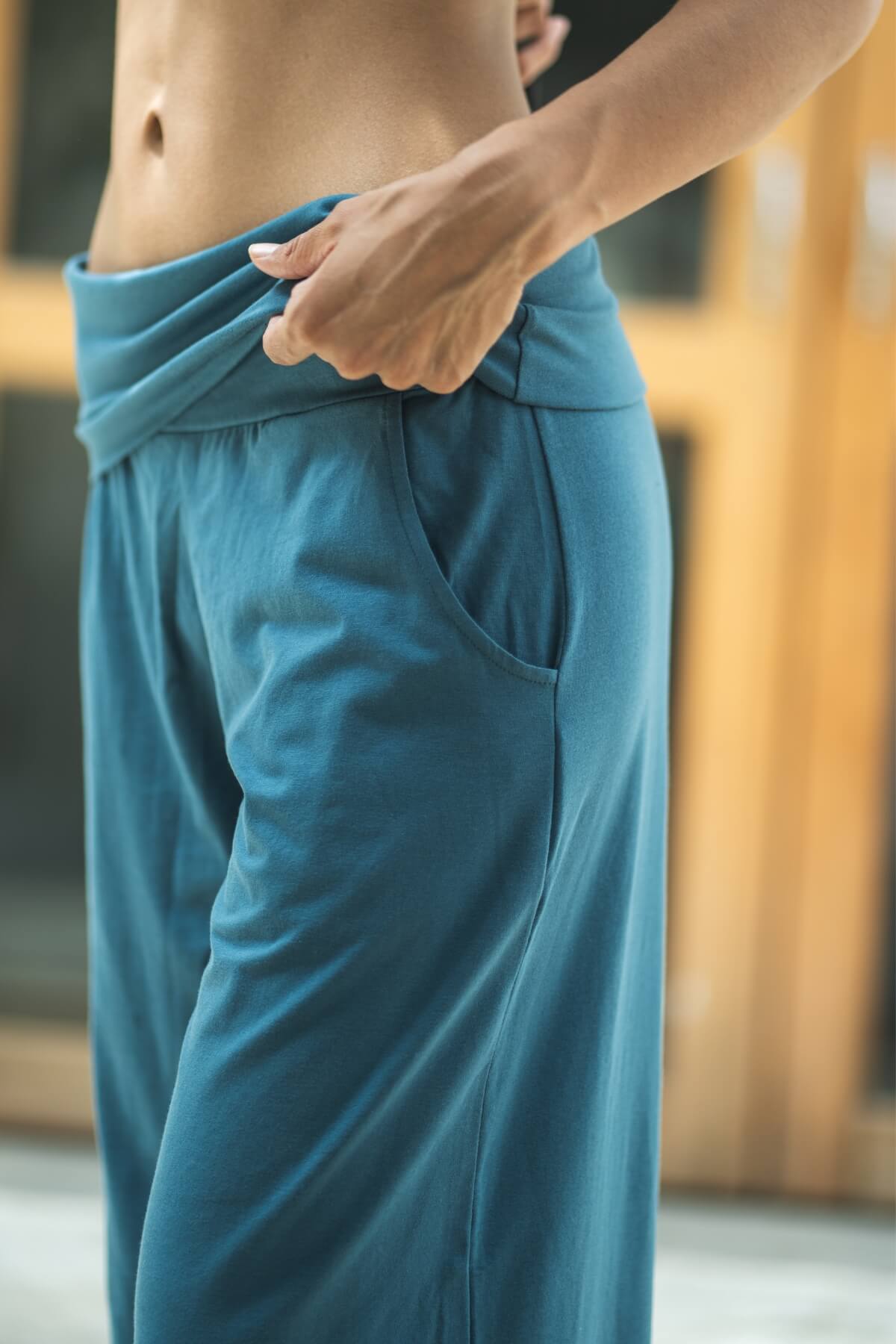 Surya Organic Cotton Pants for Women - relaxed fit pants