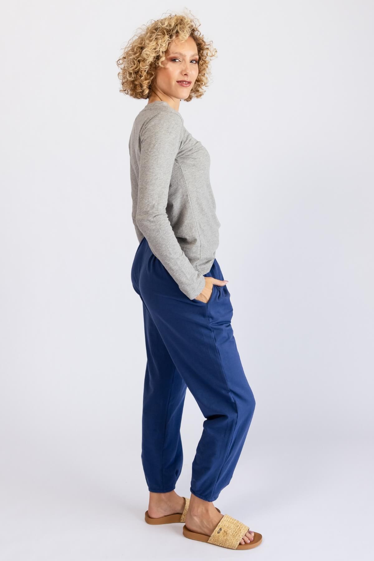 Surya Organic Cotton Drift Pants - right side detail