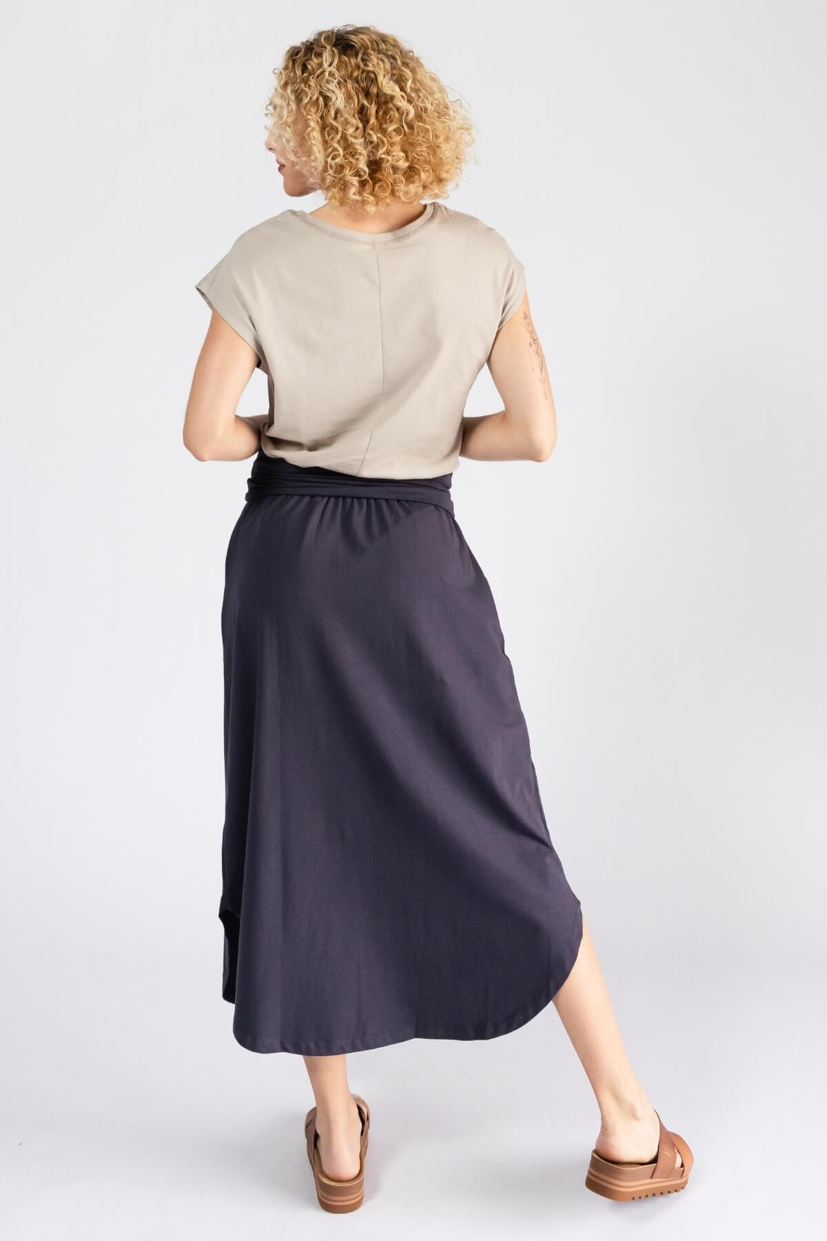 Surya Ethical Organic Cotton Madrid Skirt - rear view
