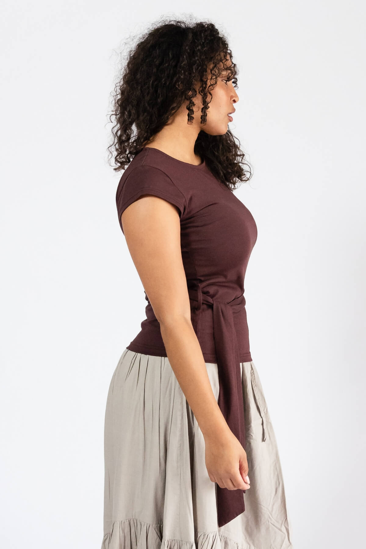 Surya Organic Cotton Amari Top - right side view
