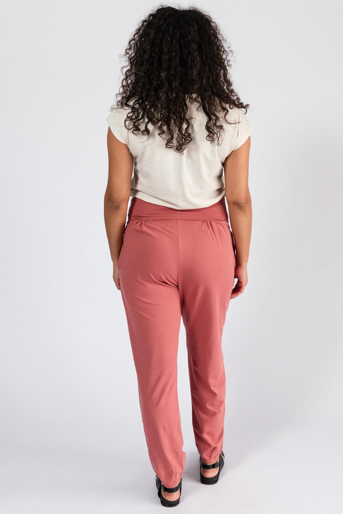 Surya Organic Cotton Pants for Women - rear view