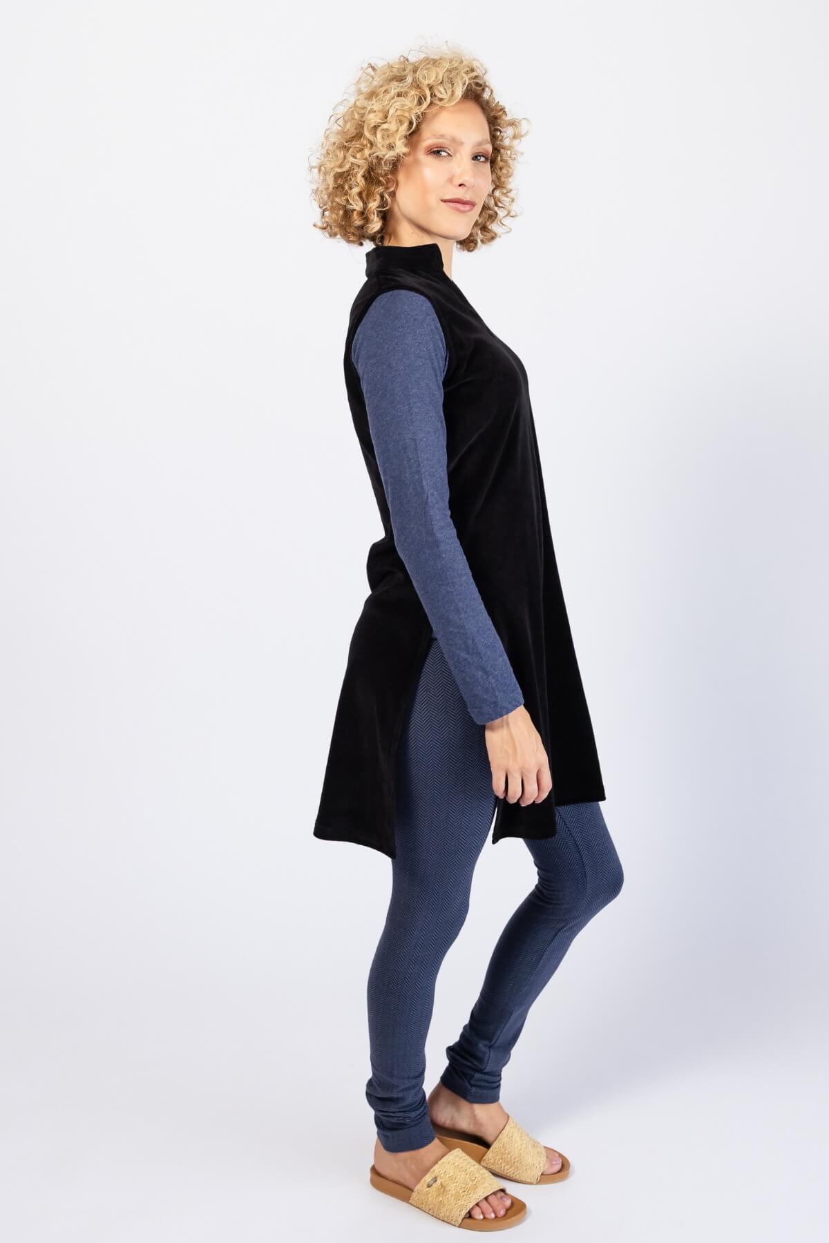 Surya Organic Cotton Velvet Pinafore - right side view