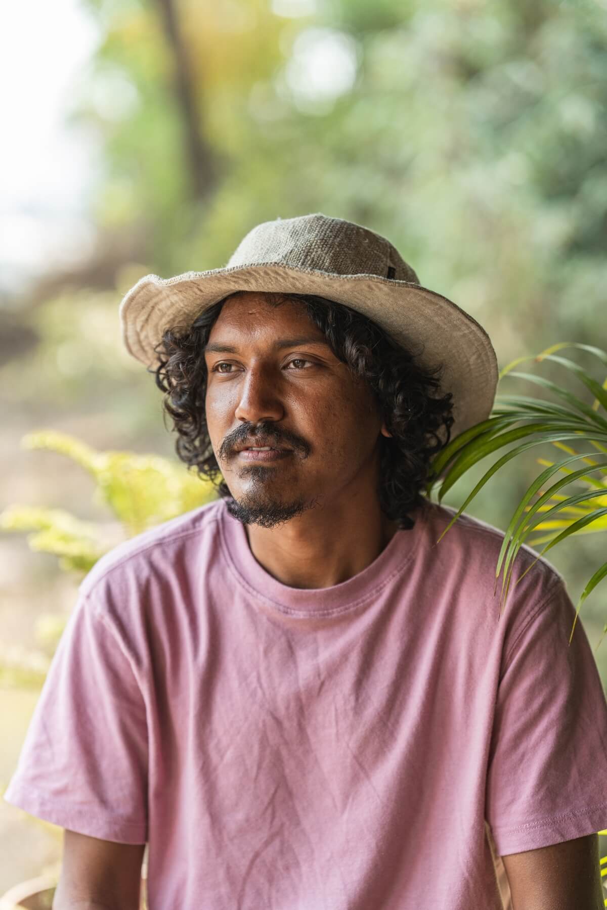 Surya Ethical Hemp Hat made in Nepal - Wide Brim