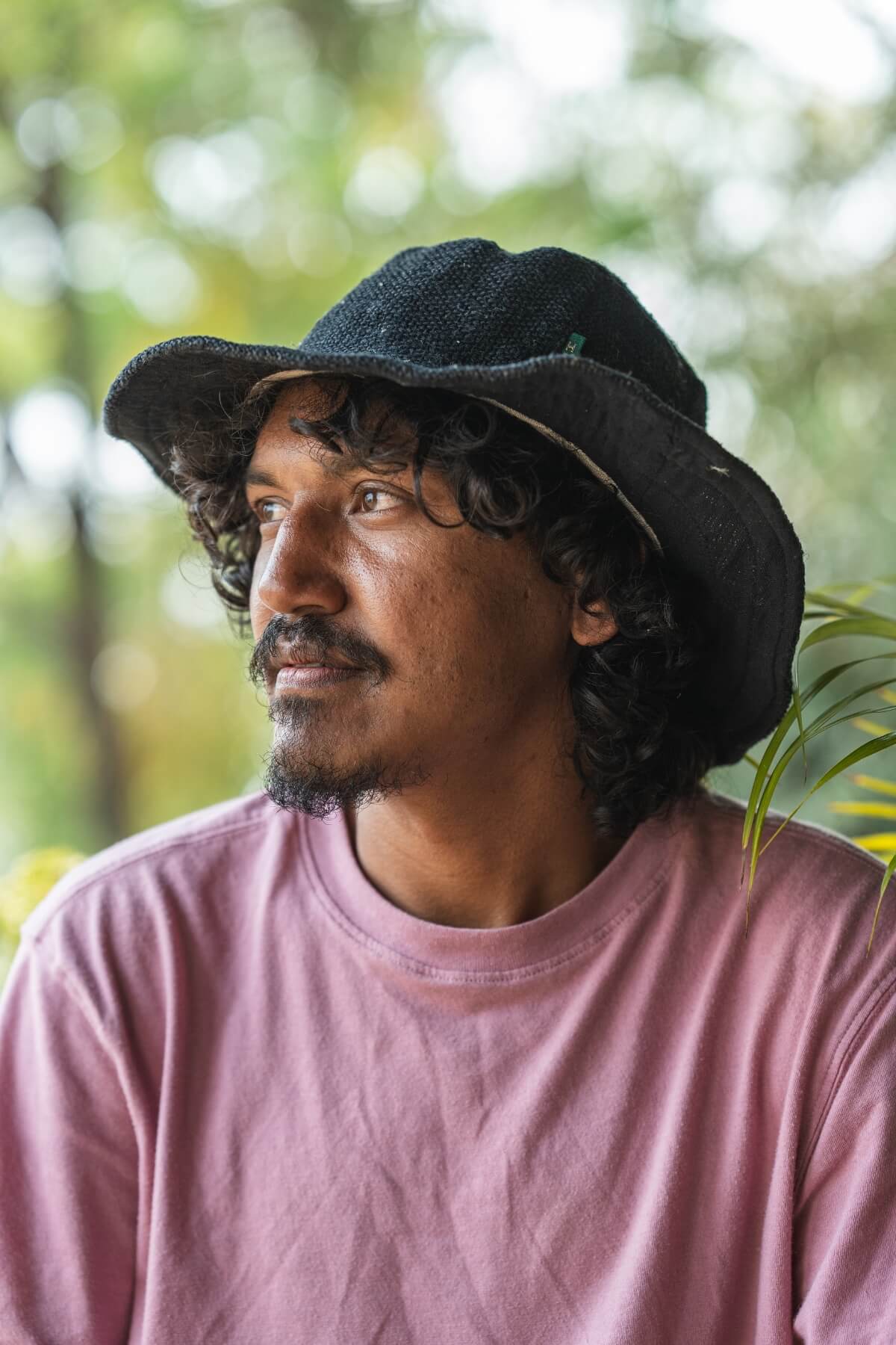 Surya Ethical Hemp Hat made in Nepal - Black