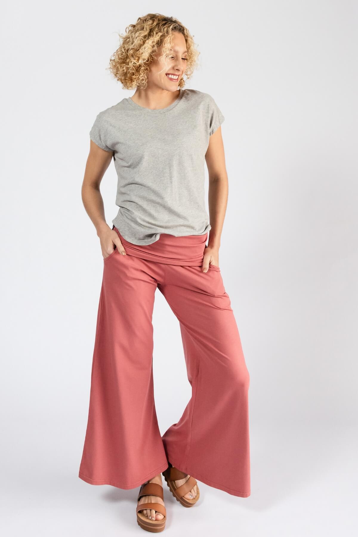 Surya Organic Cotton Freedom Pants - with a turn down waistband