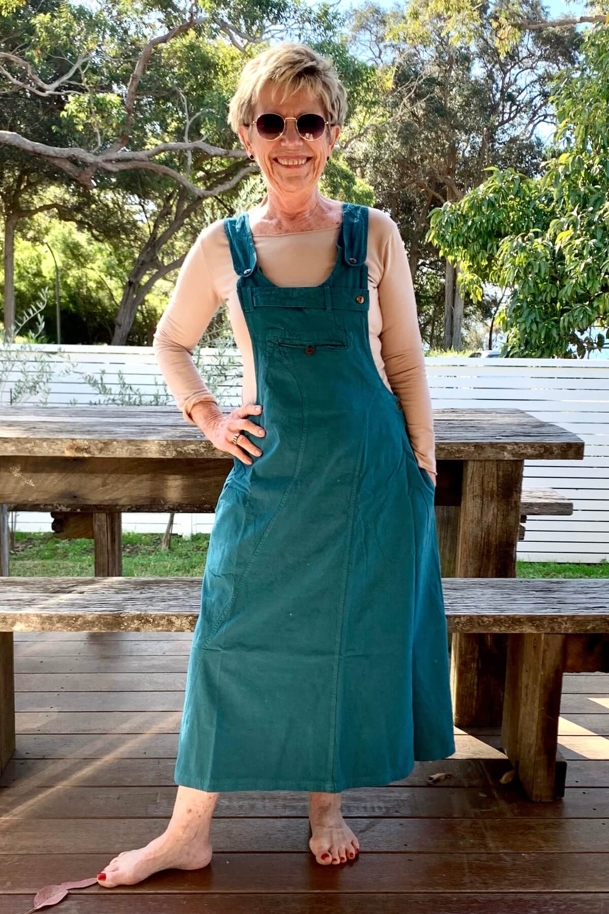 Surya Cotton Dungaree Dress - looks great on any age