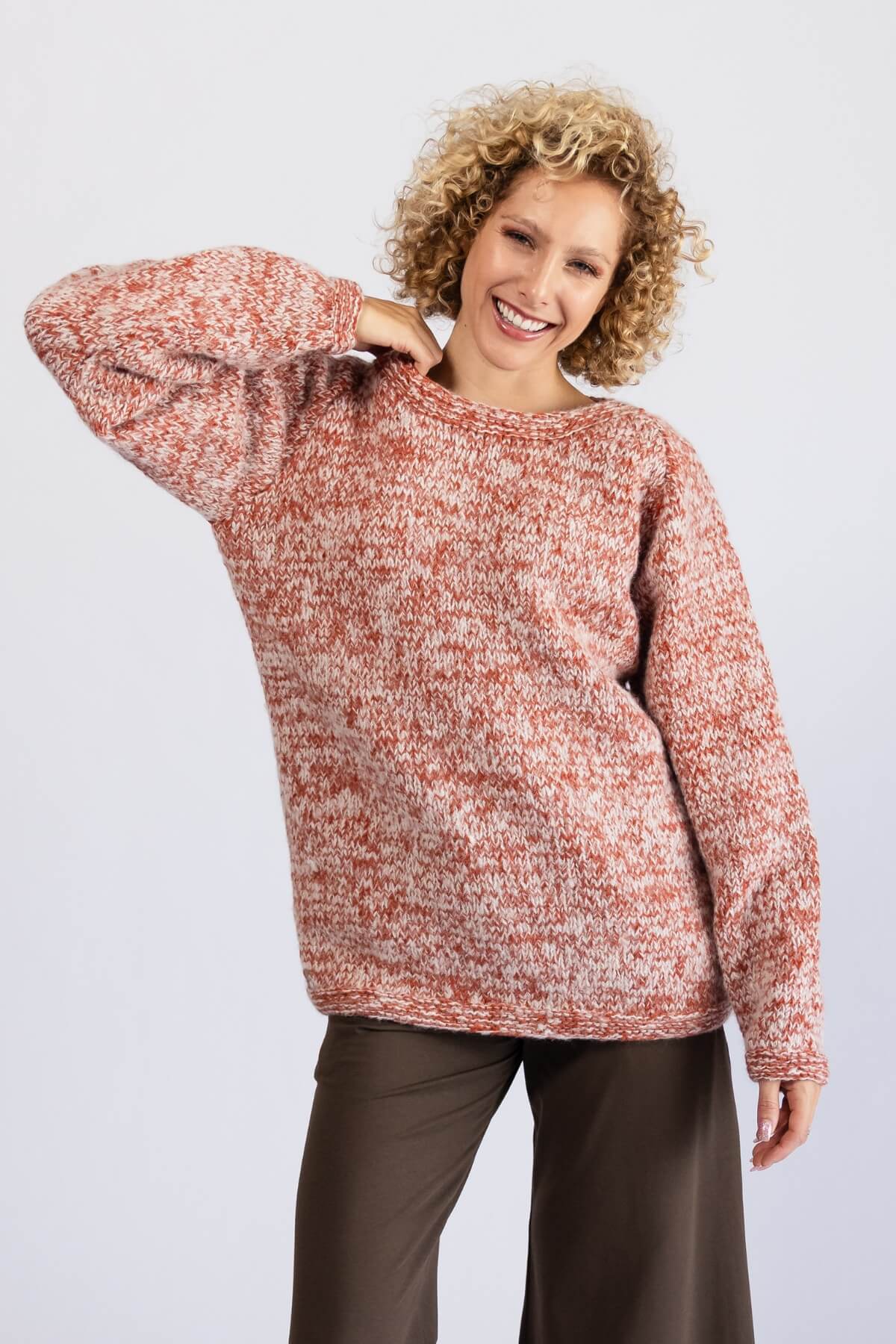 Surya Ethical Wool Sweater made in Nepal - Cruelty Free Wool