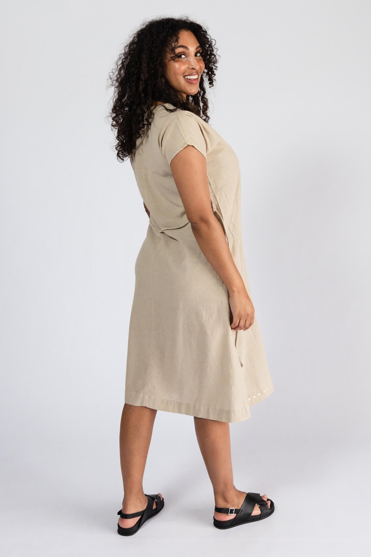 Surya Everyday Cotton 'Aurora' Dress - with side ties