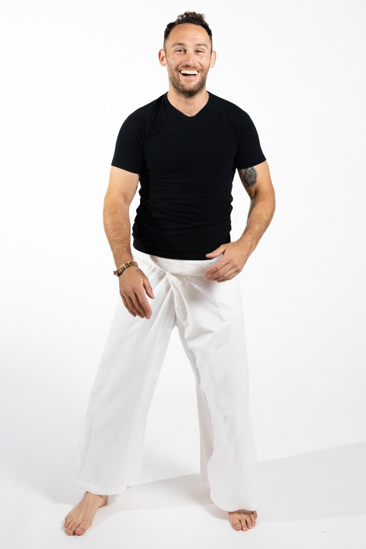 Surya Thai Fisherman Pants for Men - one generous size fits most