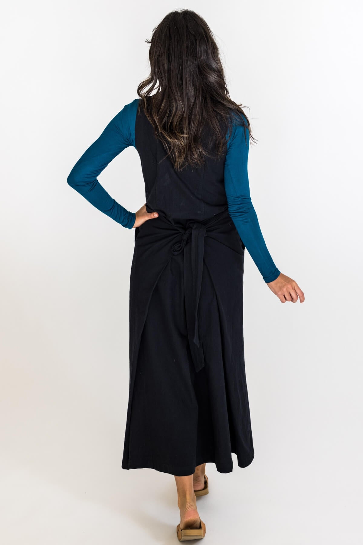 Surya Tibetan Wrap Dress - rear view