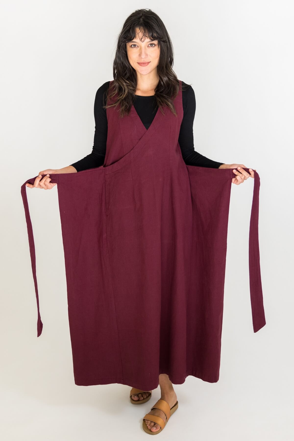 Surya Tibetan Chuba Dress - false wrap style dress